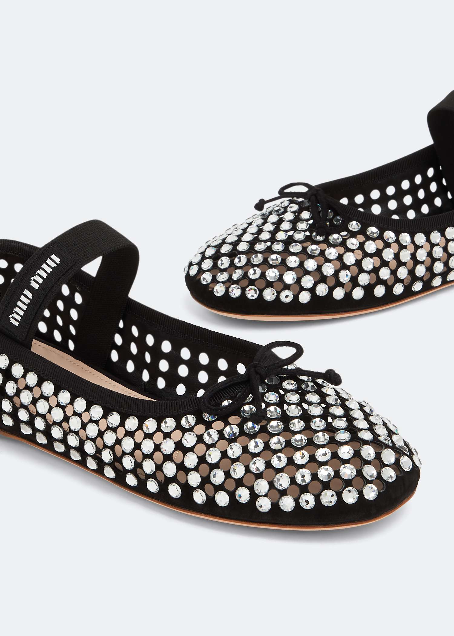 

Leather ballerinas, Black