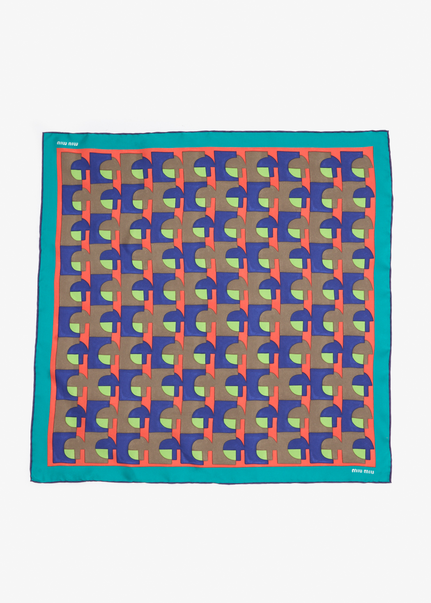 

Printed silk scarf