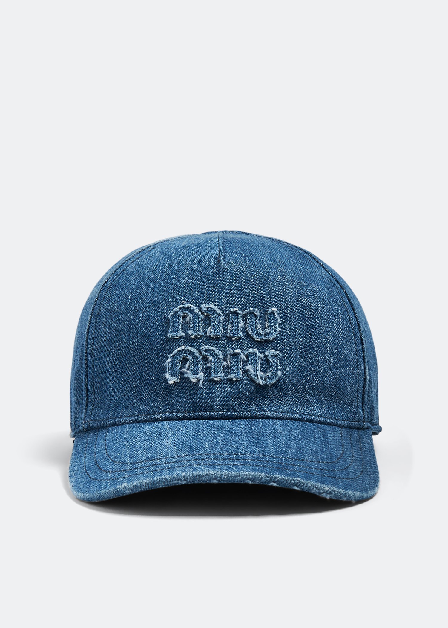 

Denim baseball cap, Blue