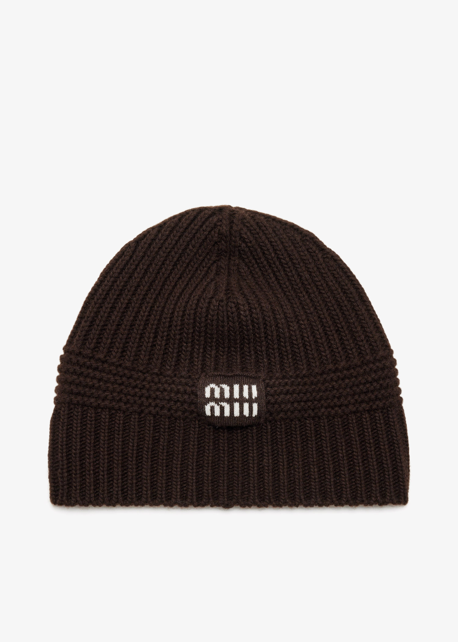 

Wool and cashmere beanie, Brown