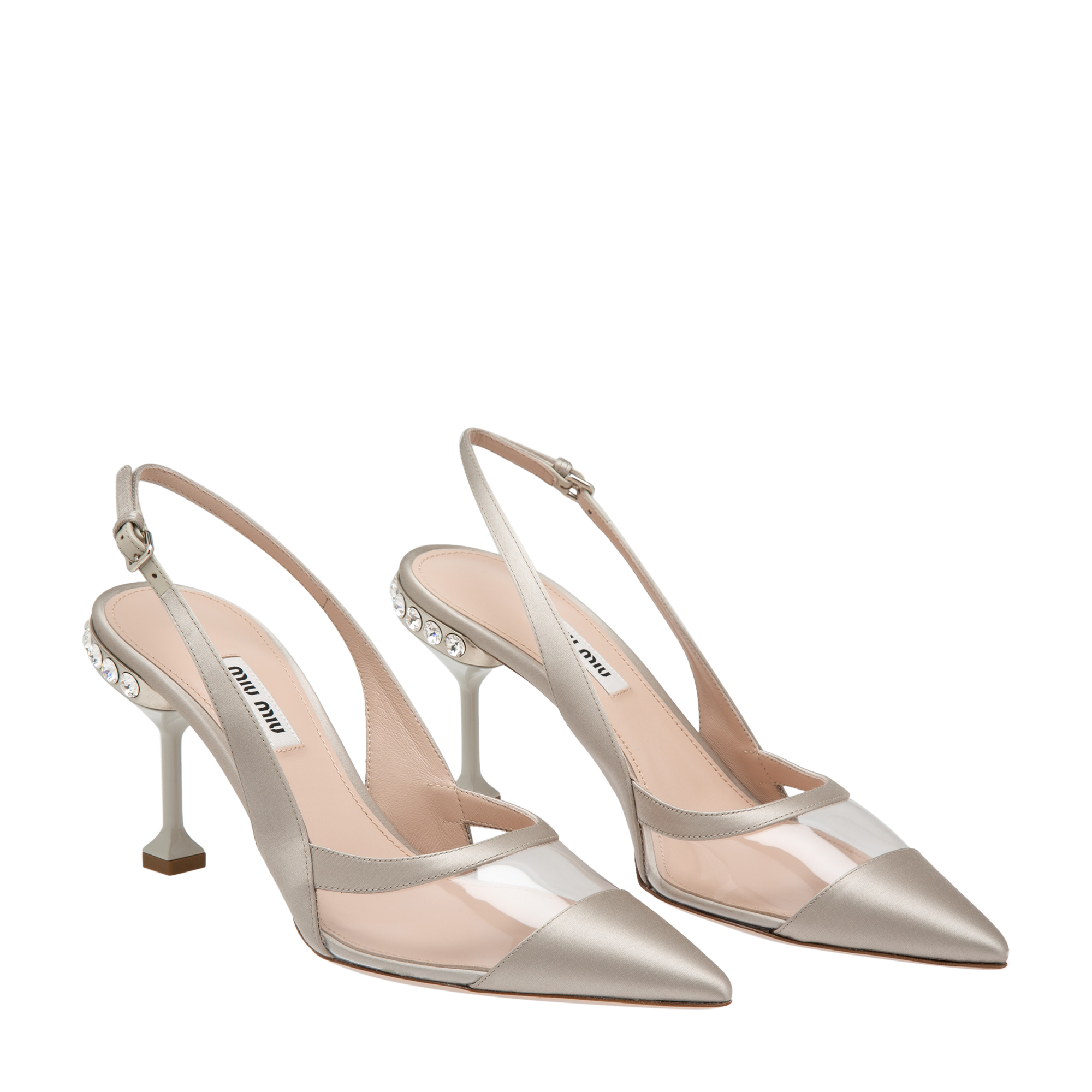 

Patent leather pumps, Grey