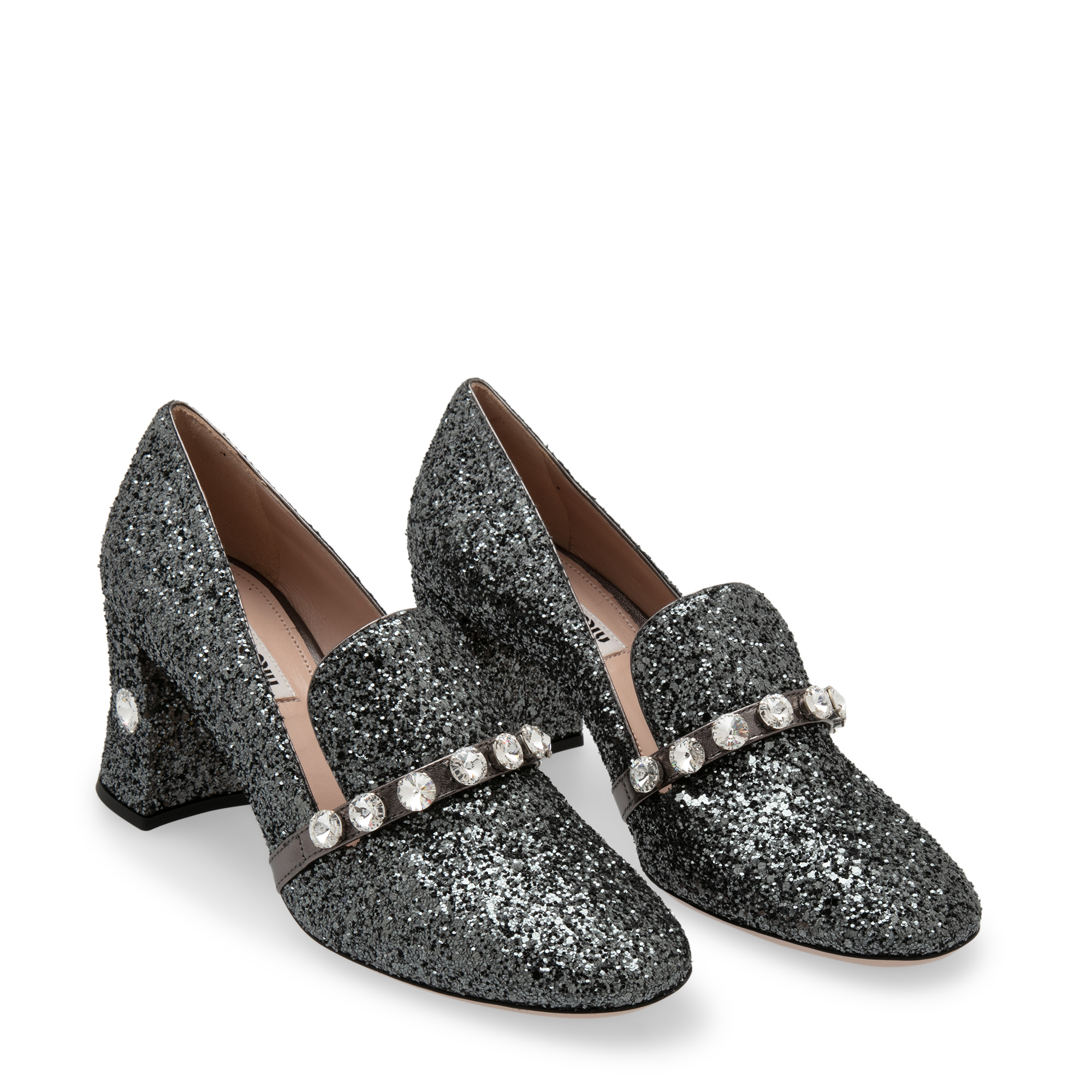 

Glitter pumps, Grey