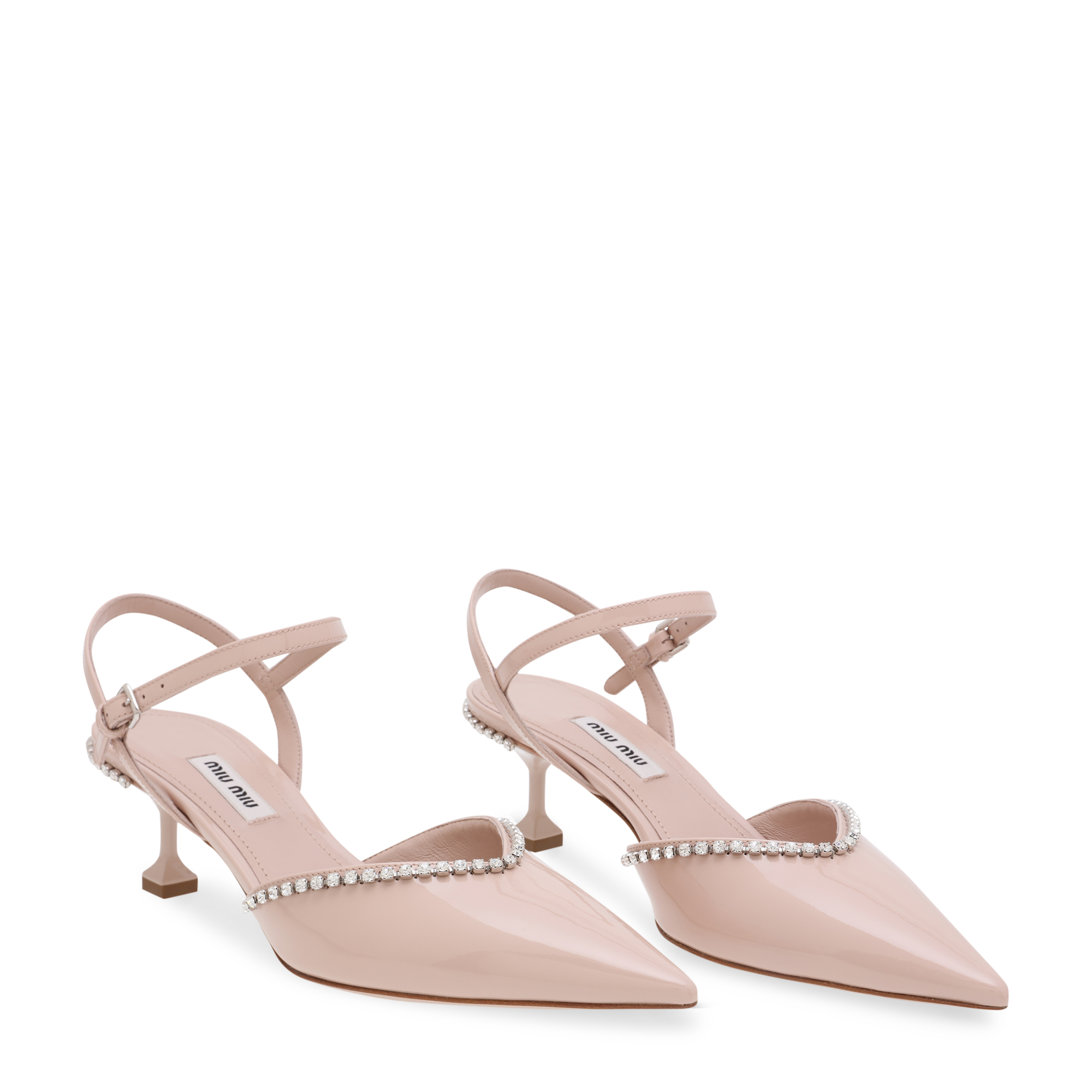 

Patent leather pumps, Beige