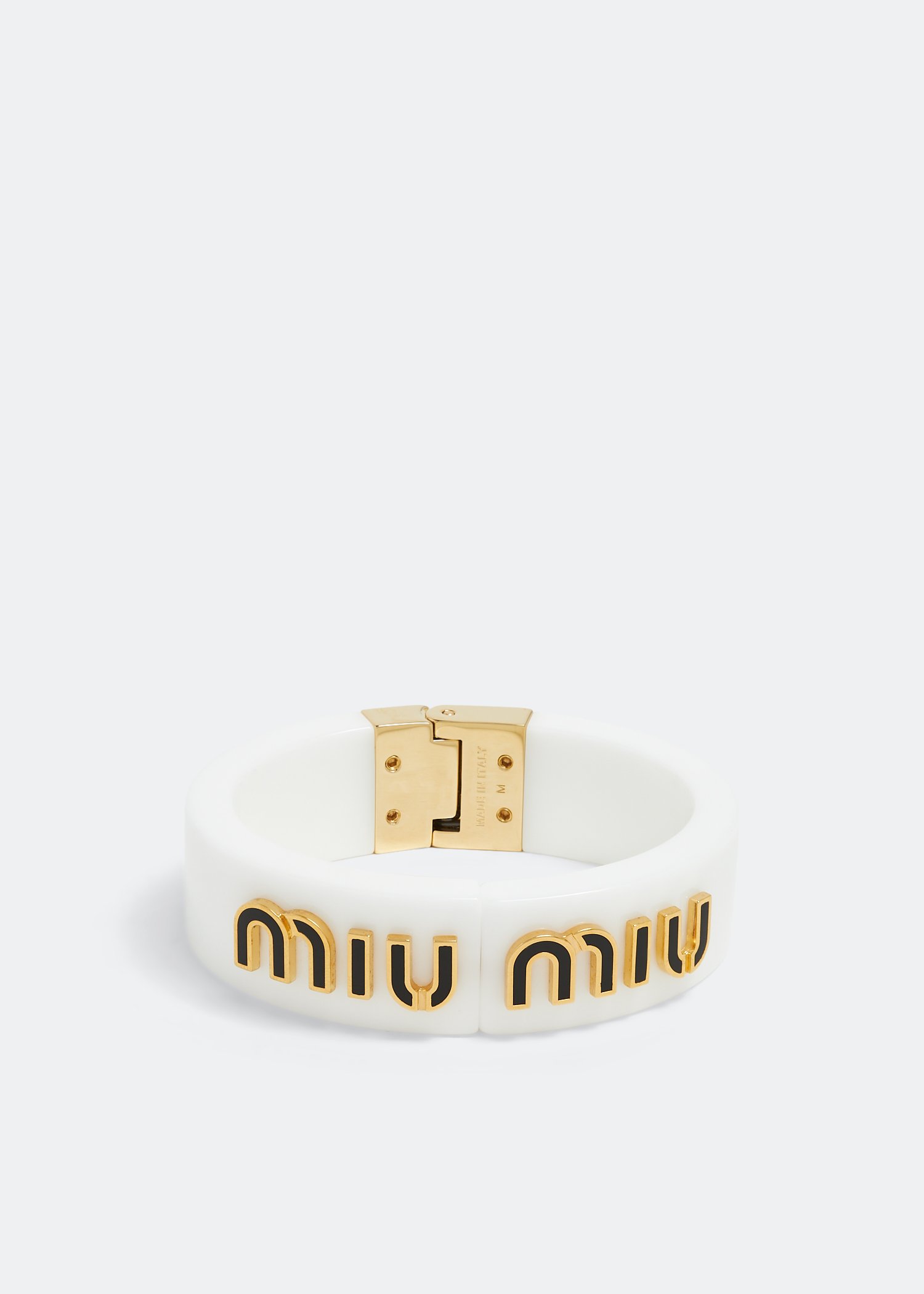 

Logo bracelet, White