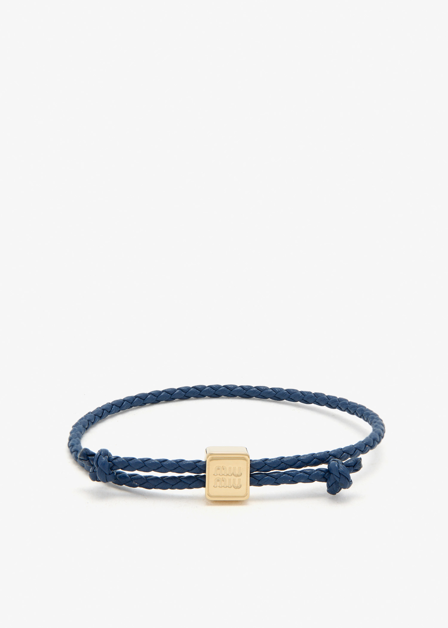 

Leather bracelet, Blue