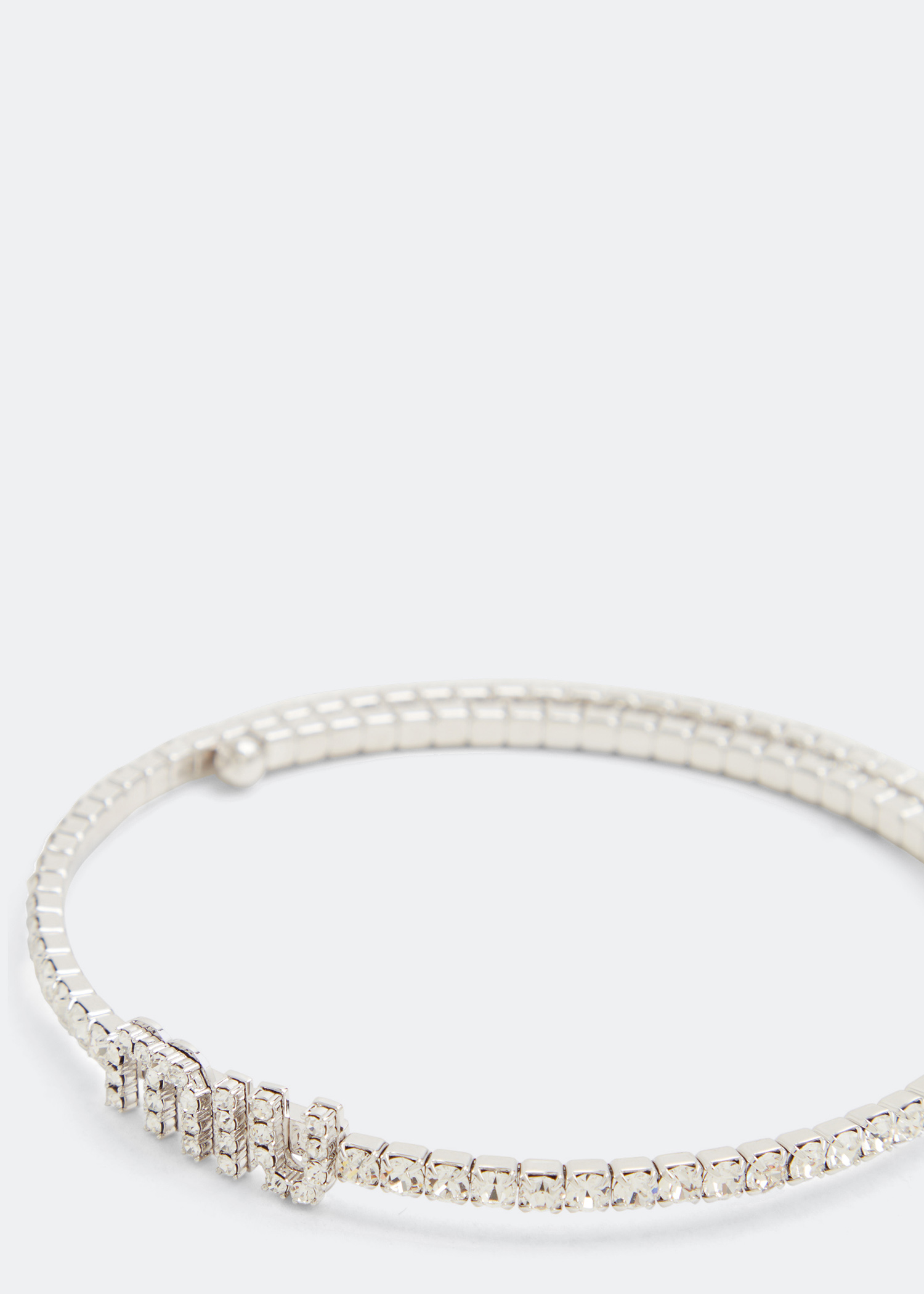 

Crystal choker, Silver