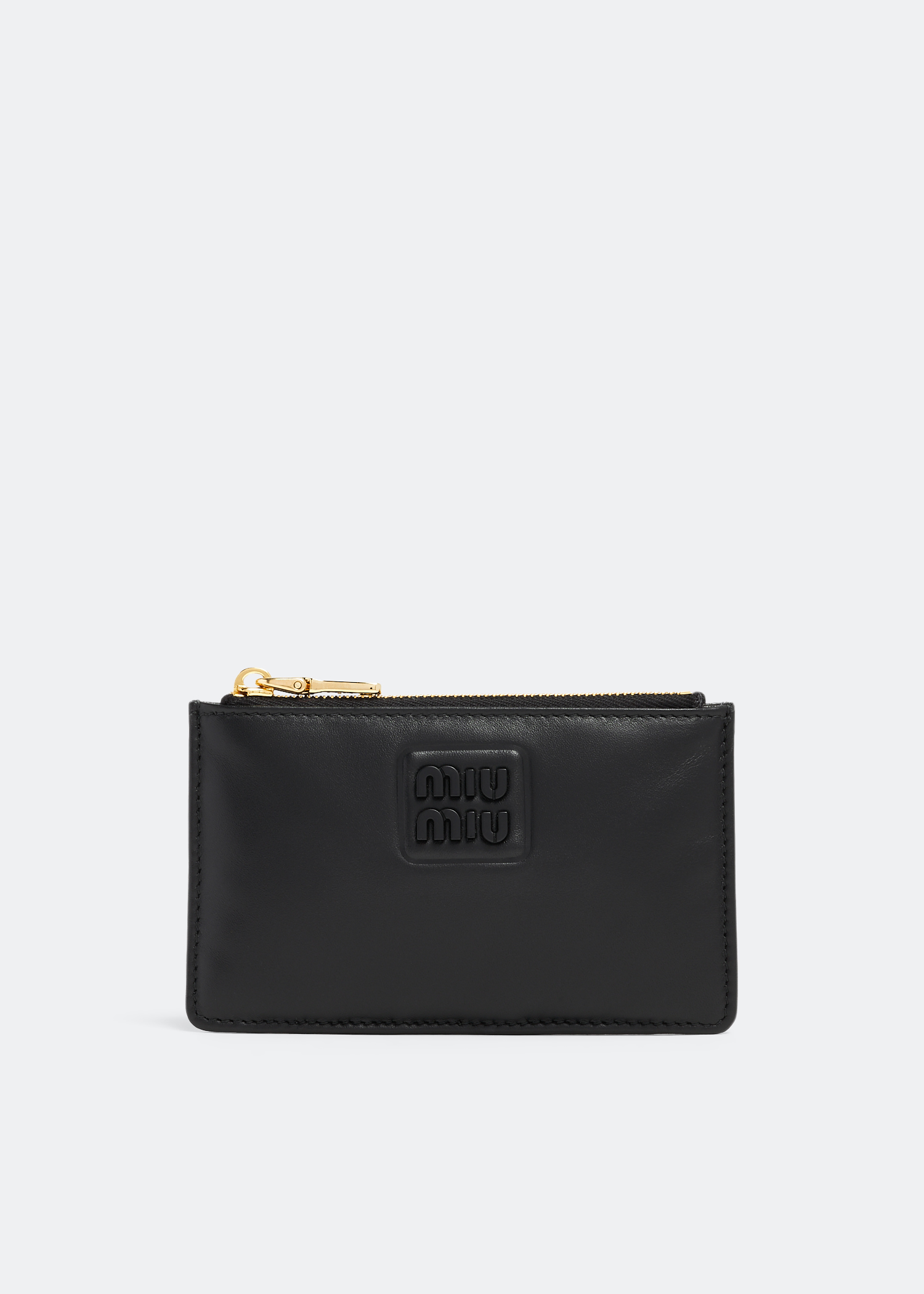 

Leather envelope wallet, Black