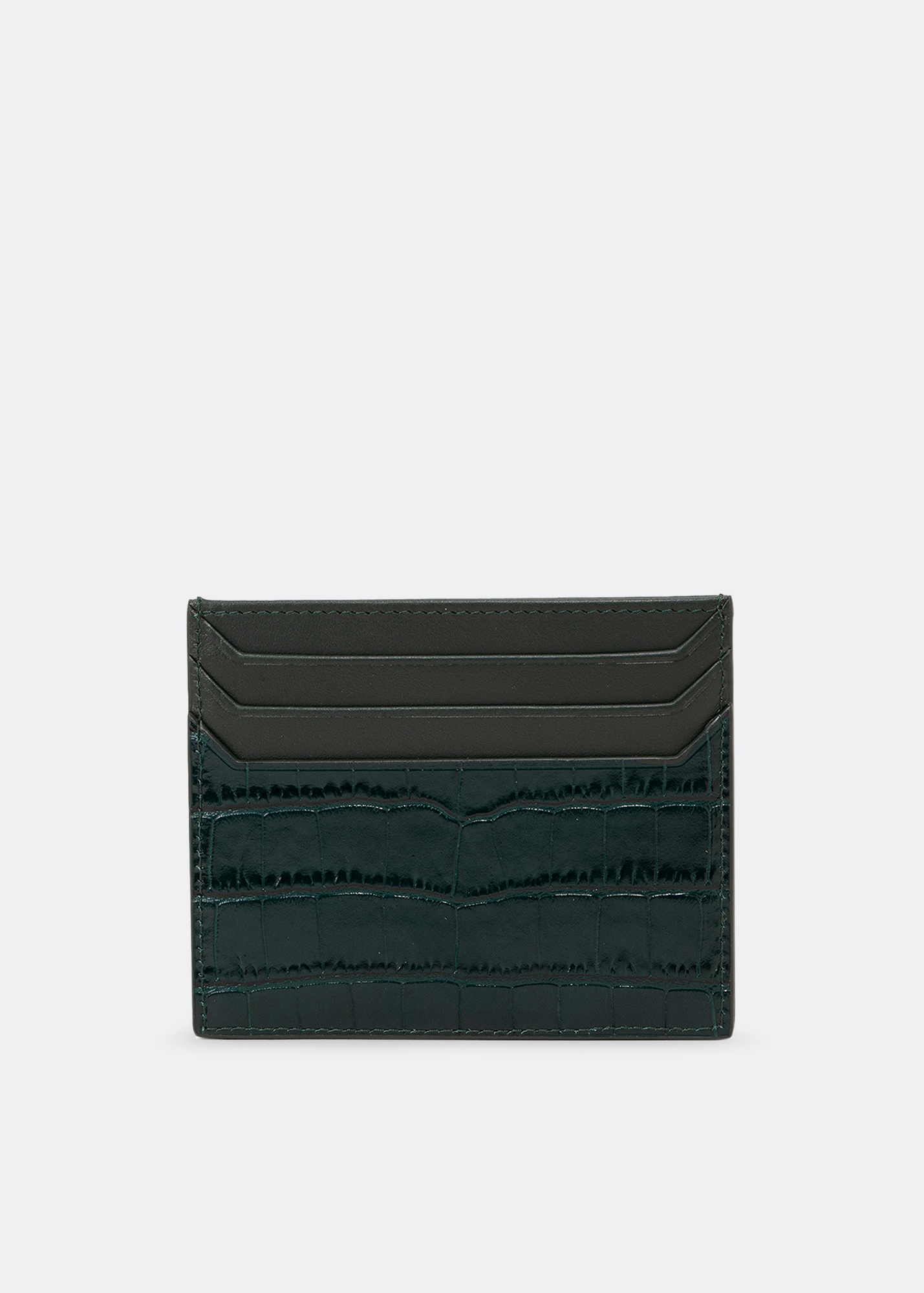 

Leather card holder, Green