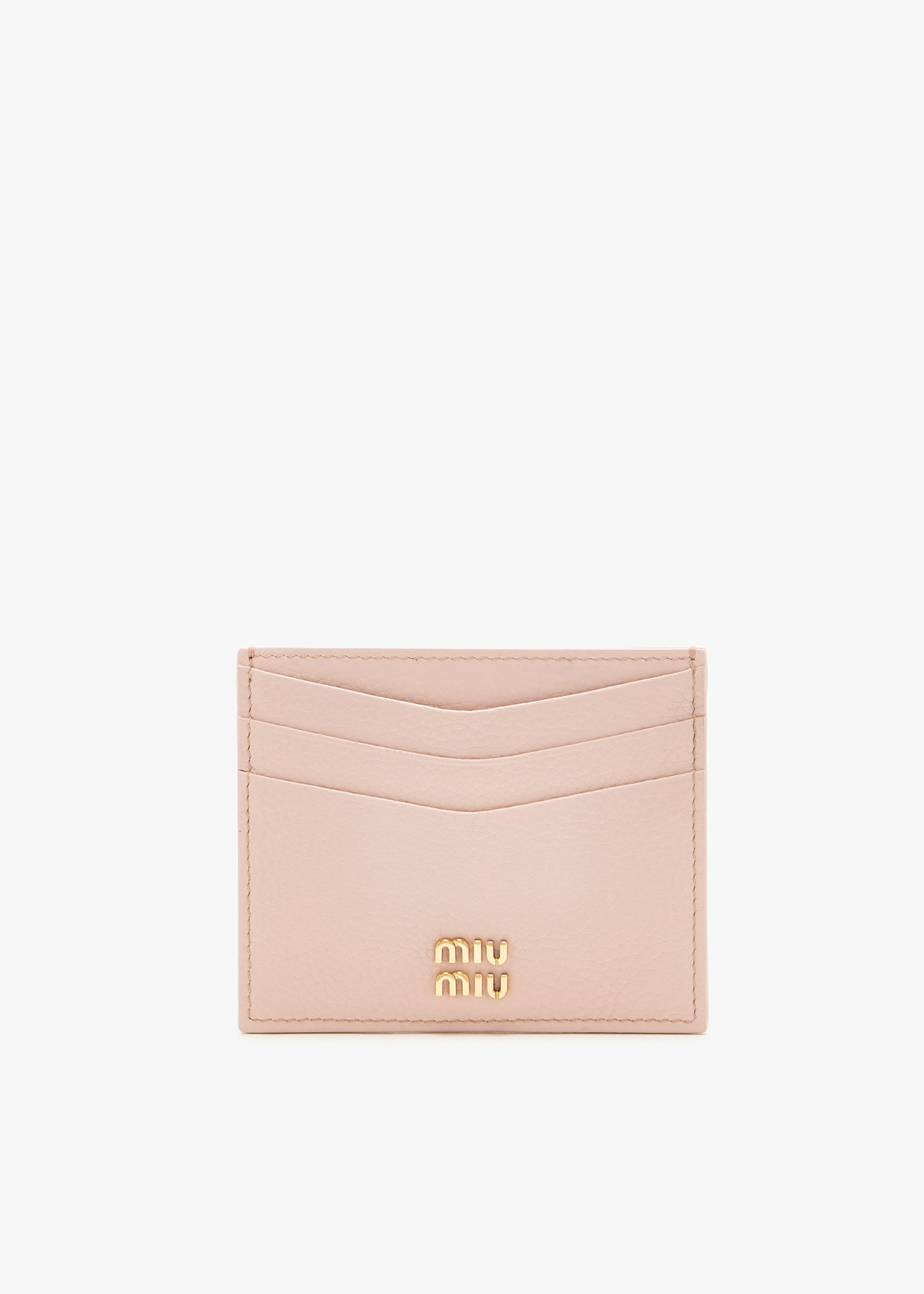 

Leather card holder, Pink