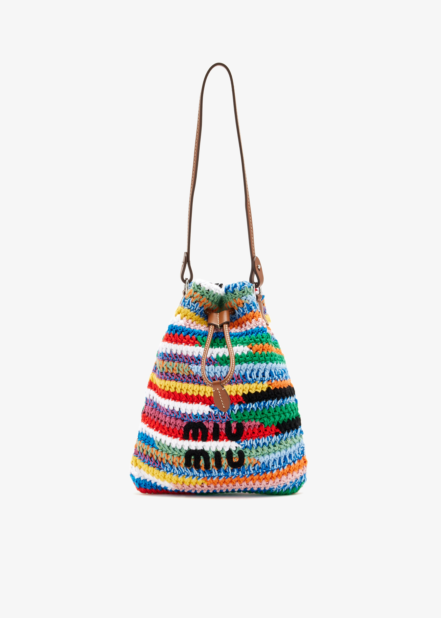 

Crochet shoulder bag, Multicolored