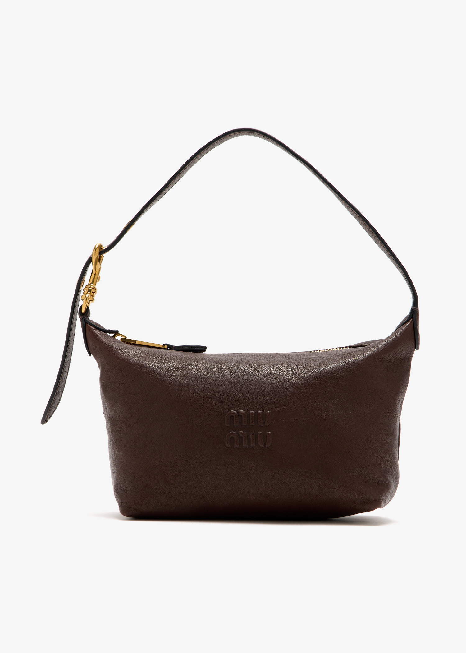 

Nappa leather pouch, Brown