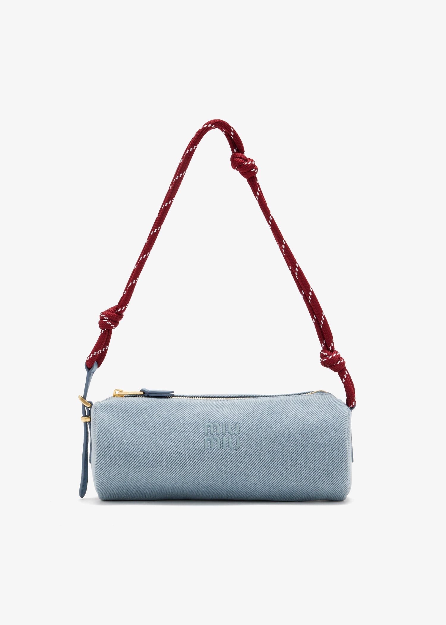 

Gabardine pouch, Blue