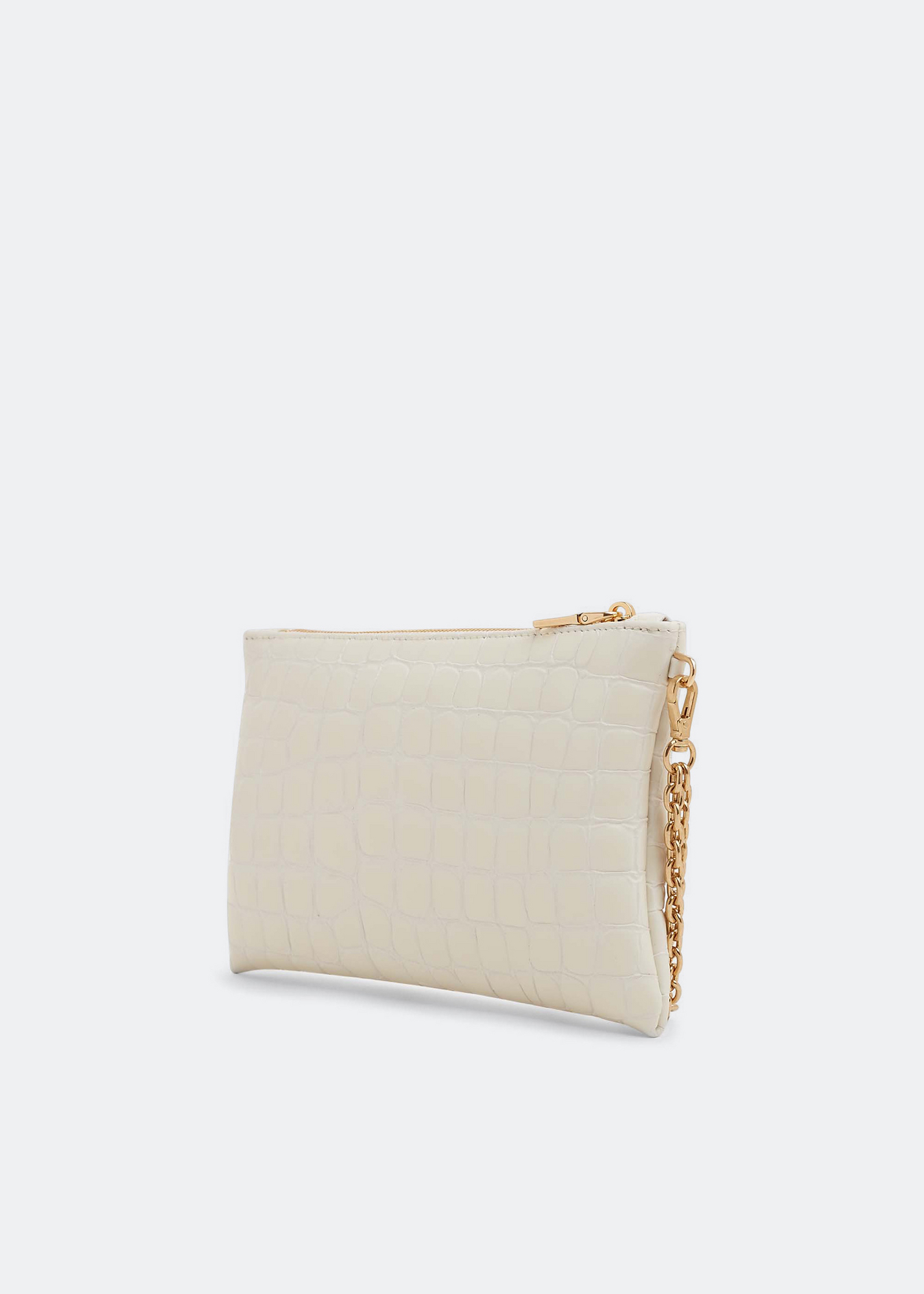 

Leather pouch, White