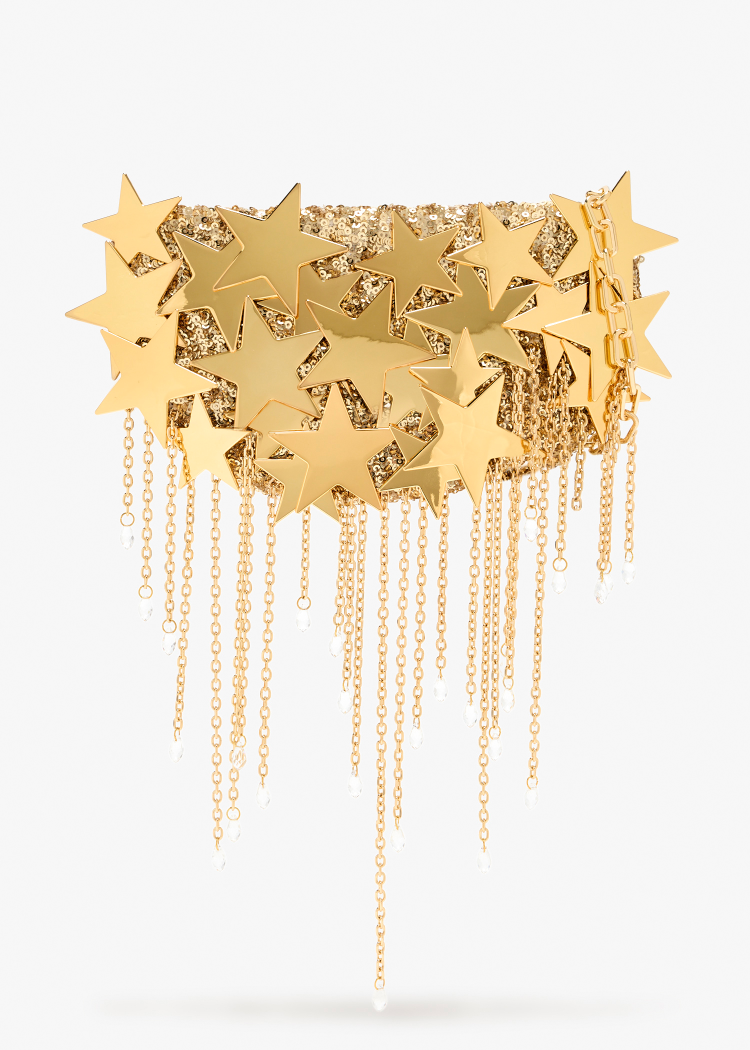 

Anika Star-Embellished Chain bag, Gold