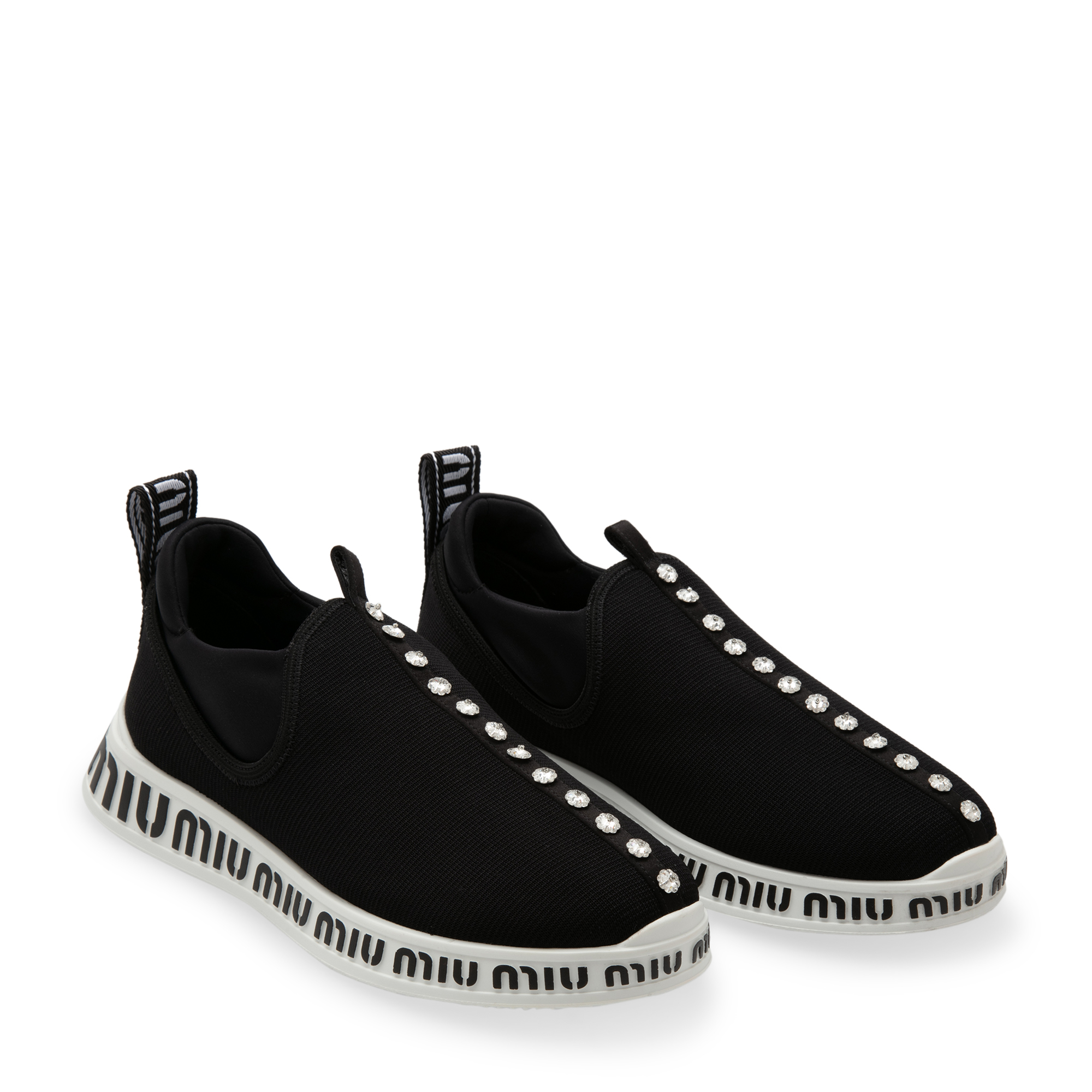 

Run slip-on sneakers, Black