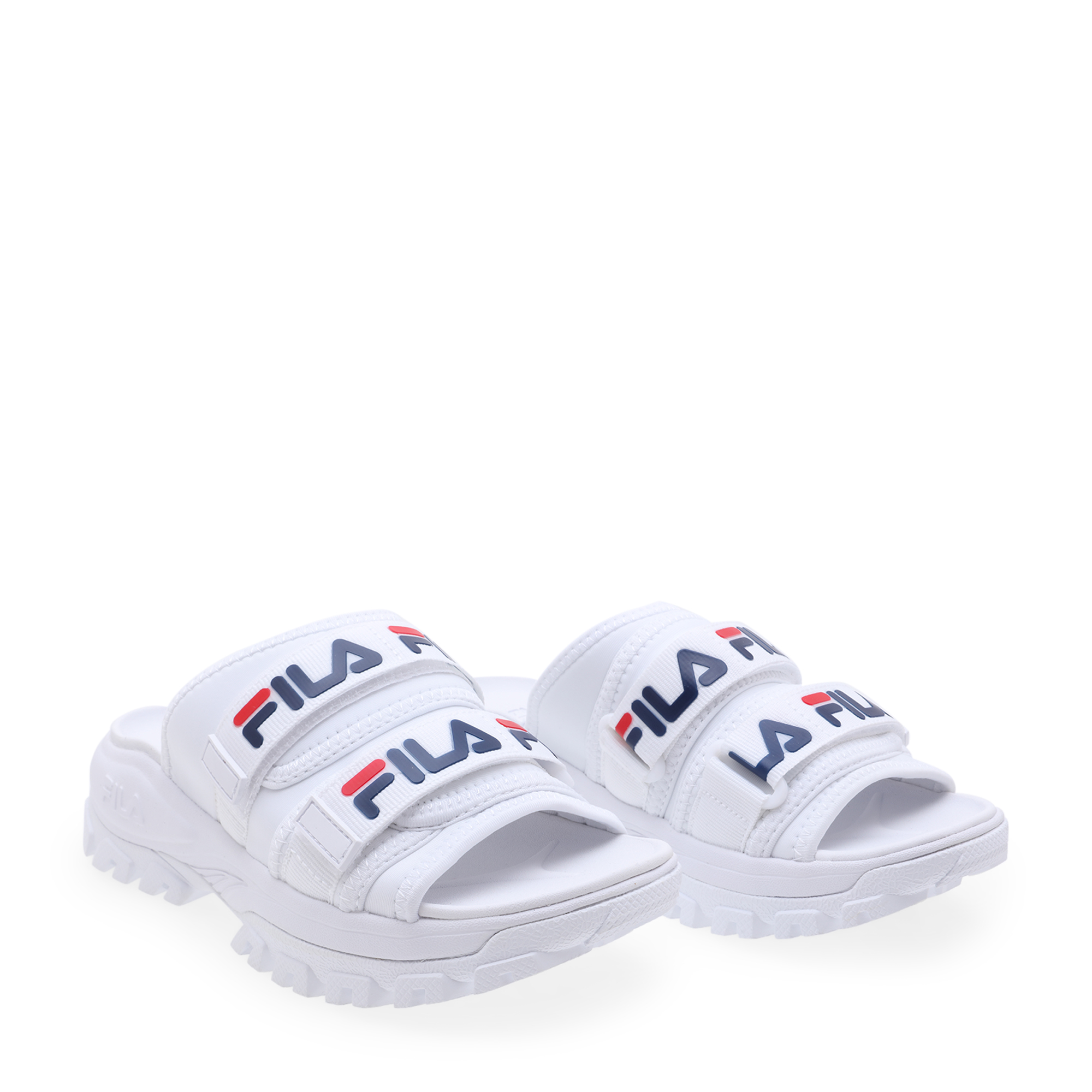 

Outdoor slides, White