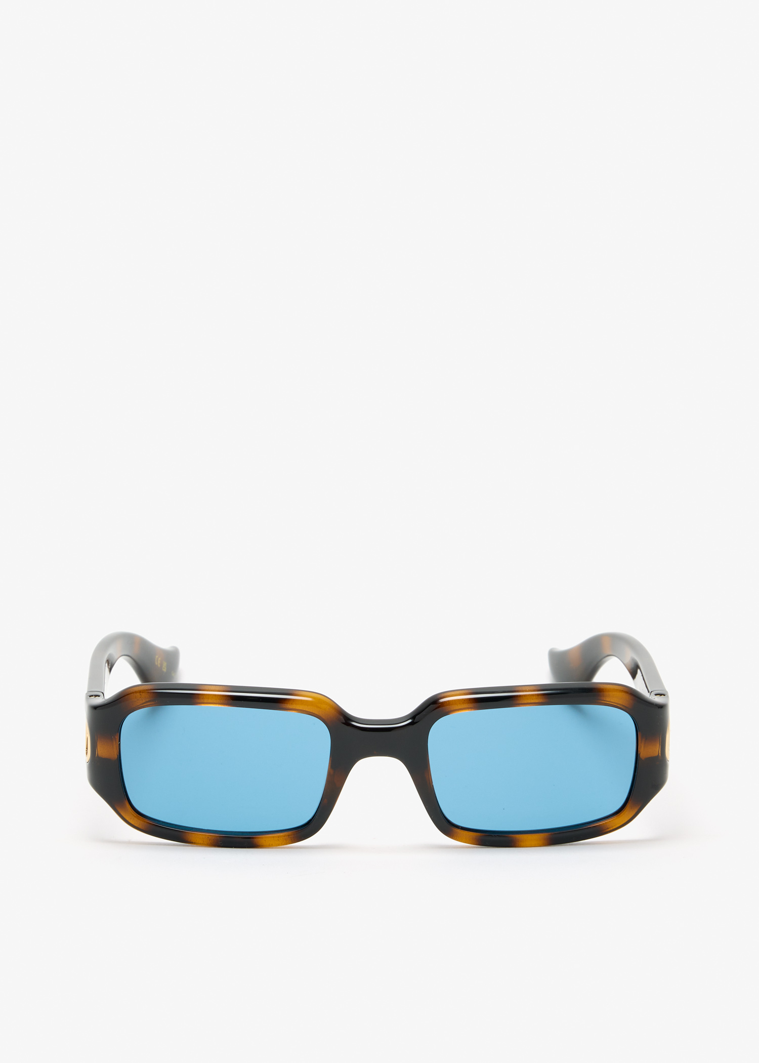 

VLogo rectangular sunglasses, Brown