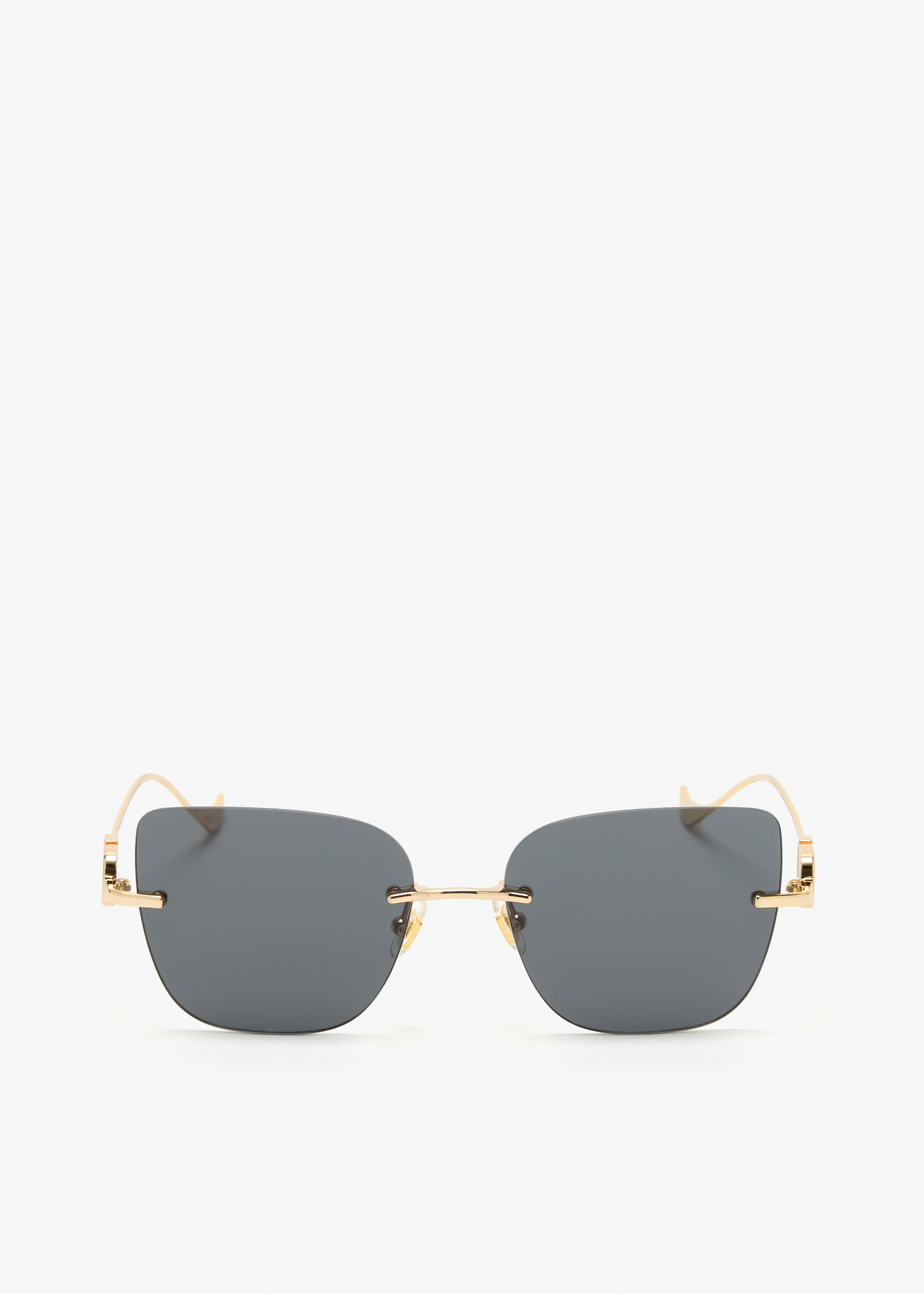 

VLogo Bejwelled sunglasses, Gold