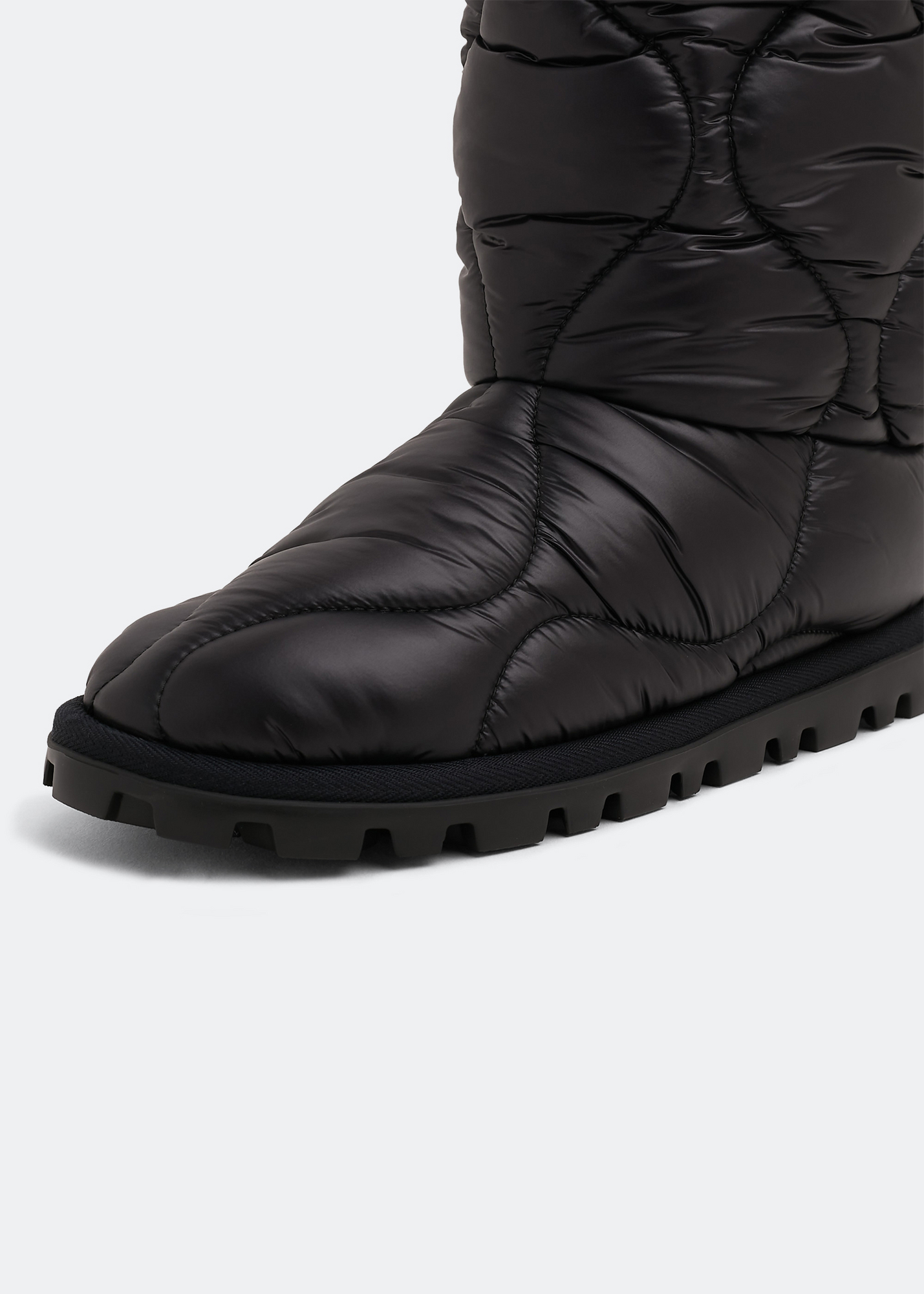 

Padded nylon boots, Black