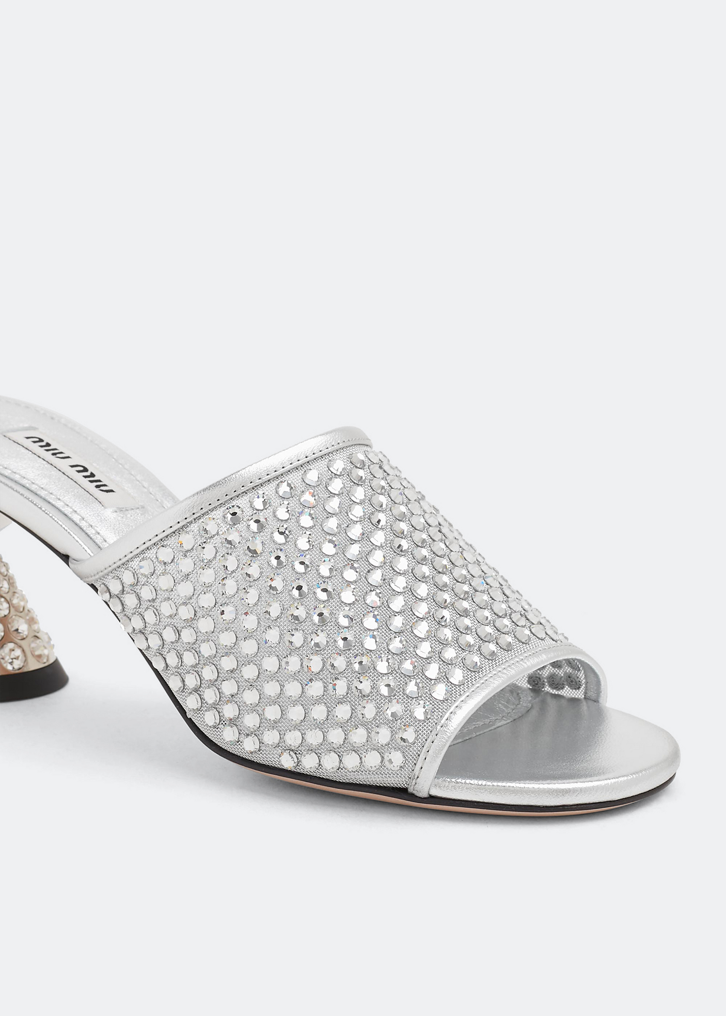 

Embellished sandals, Silver