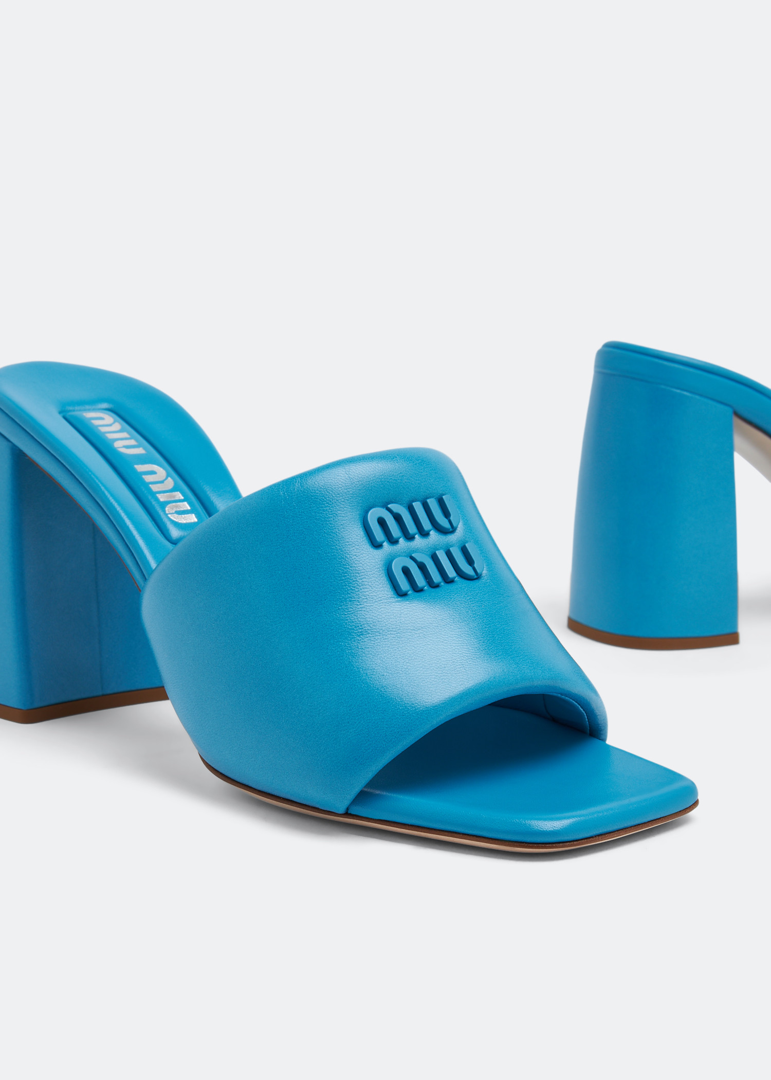 

Leather sandals, Blue