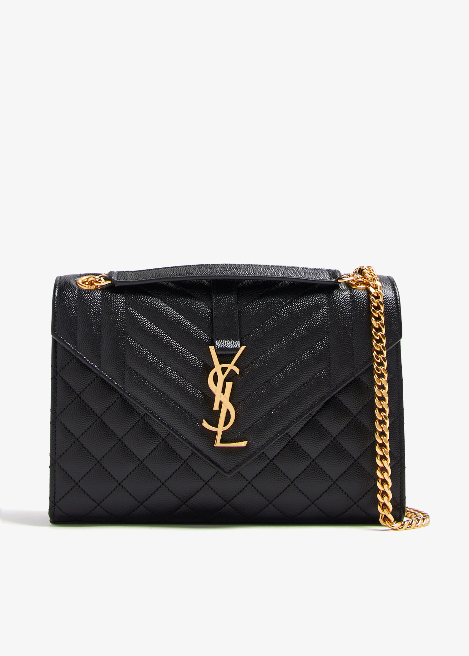 

Envelope medium chain bag, Black