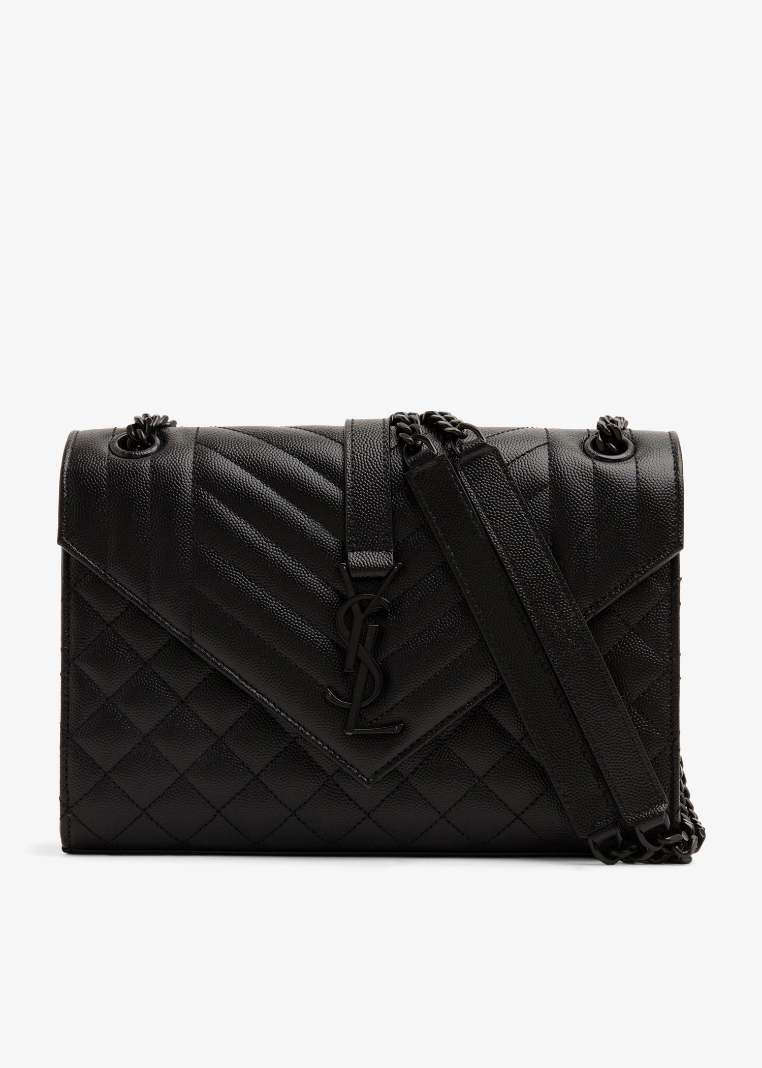

Envelope medium chain bag, Black