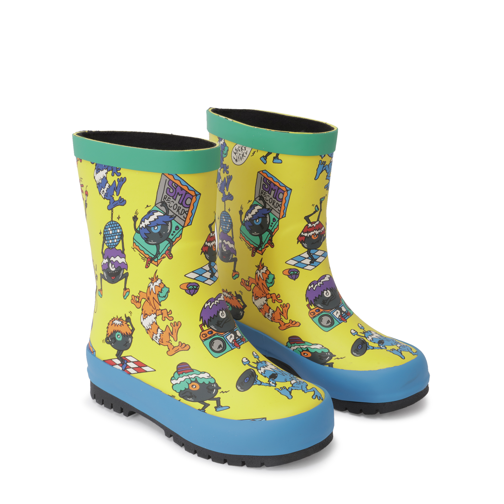 

Music Monsters rain boots, Yellow