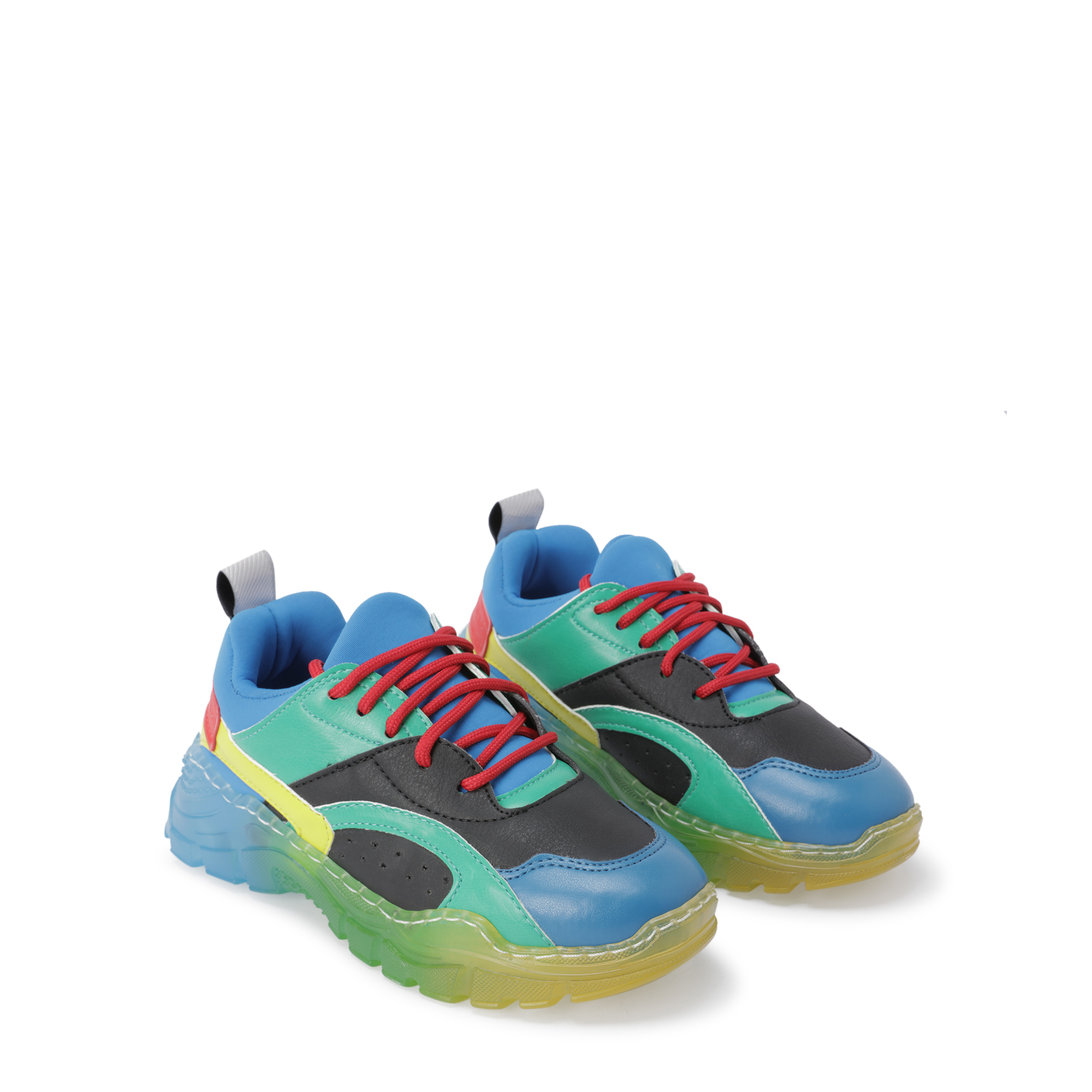 

Colour-block sneakers, Blue