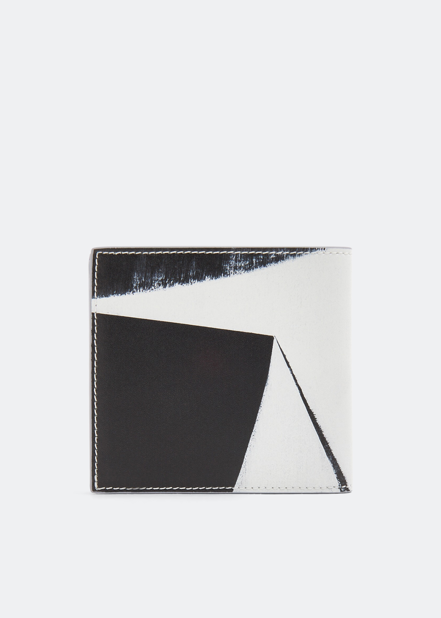 

Leather billfold wallet, White