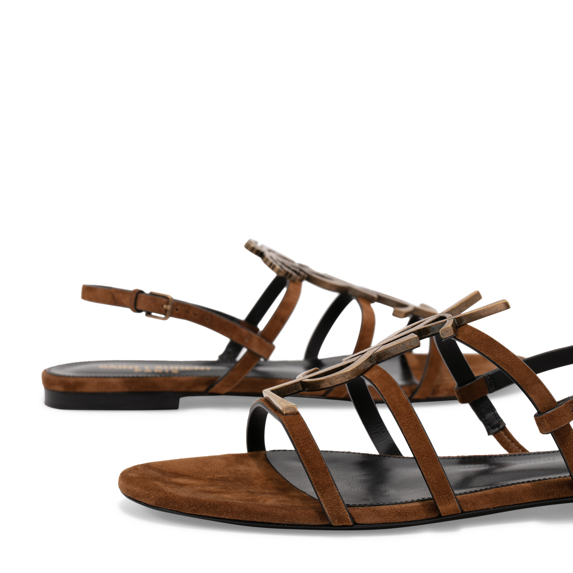 

Cassandra flat sandals, Brown