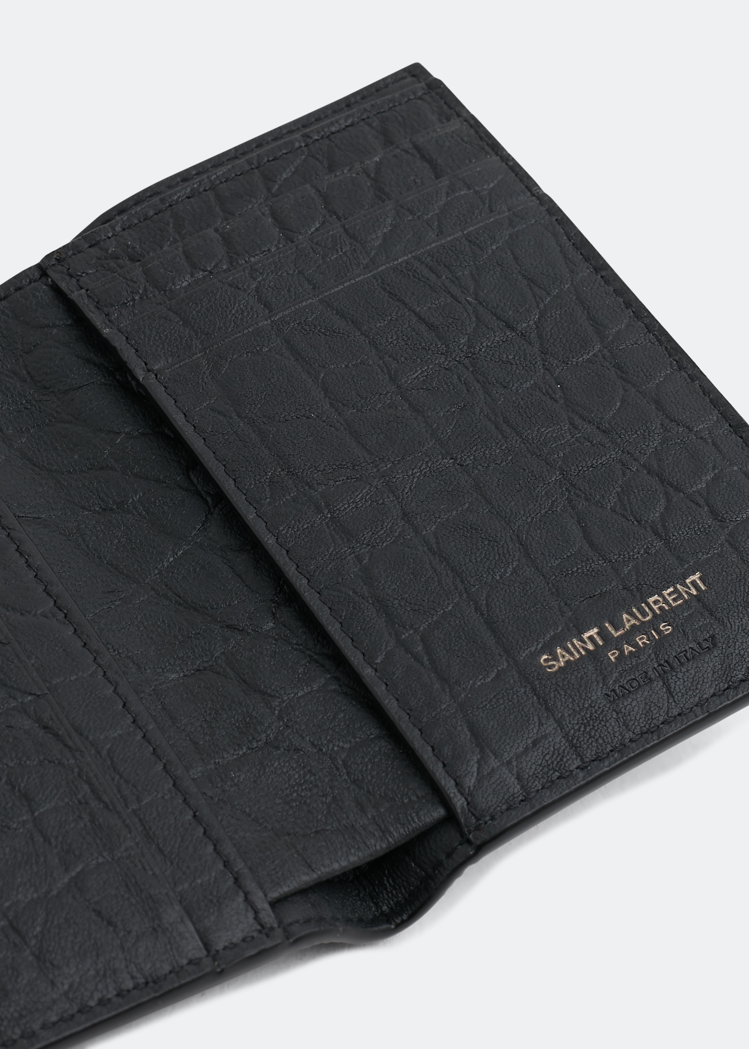 

Monogram credit card wallet, Black