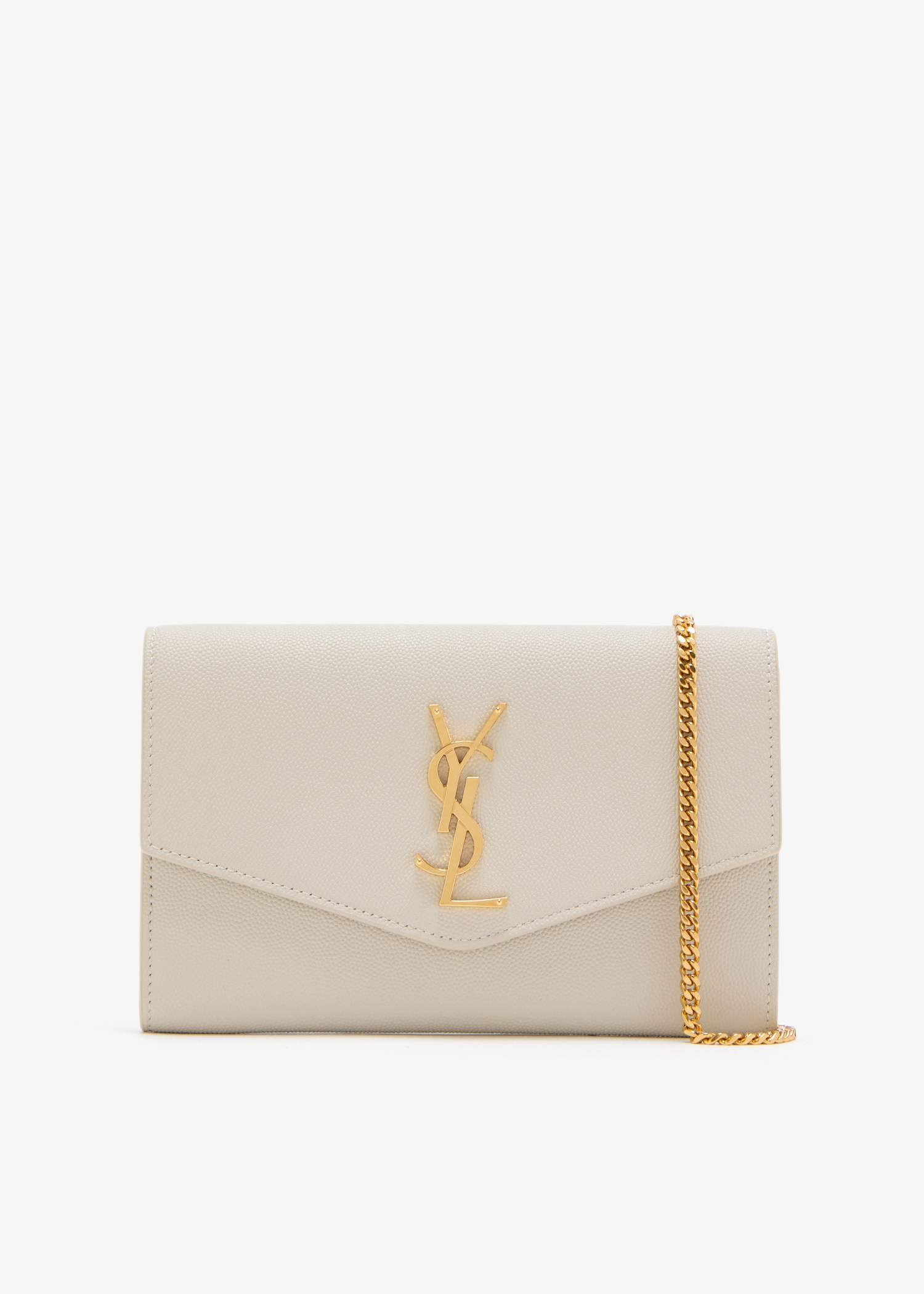 

Uptown chain wallet, Cream