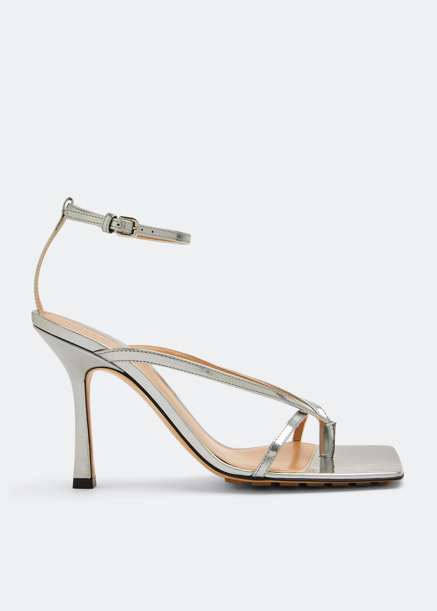 

Stretch Strap sandals, Silver