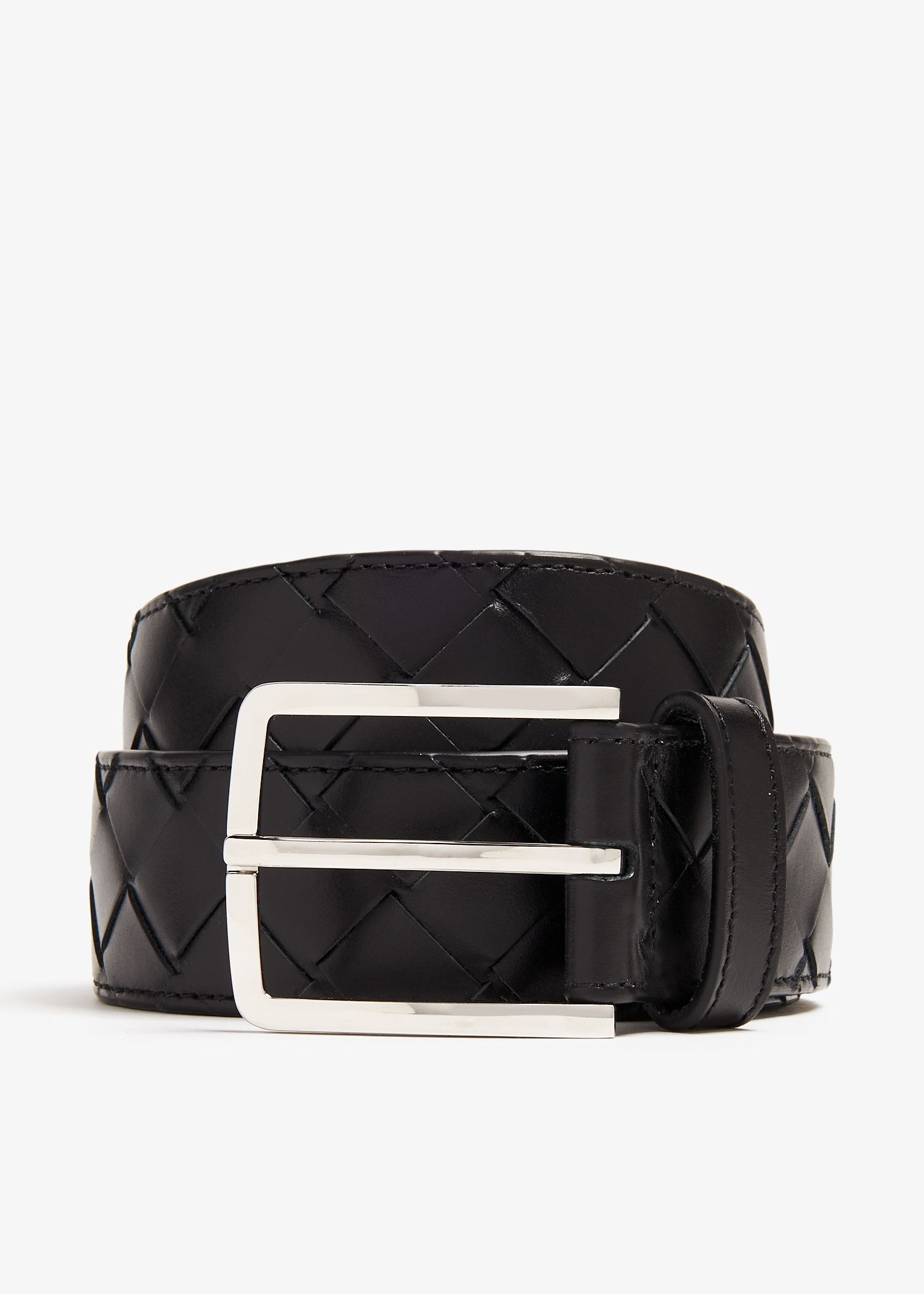 

Intrecciato belt, Black