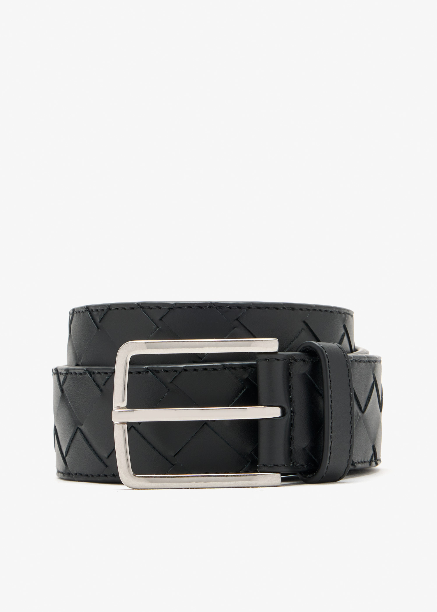 

Intrecciato belt, Black