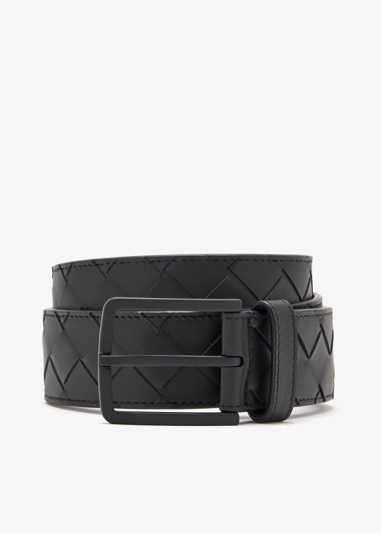 

Intrecciato belt, Black