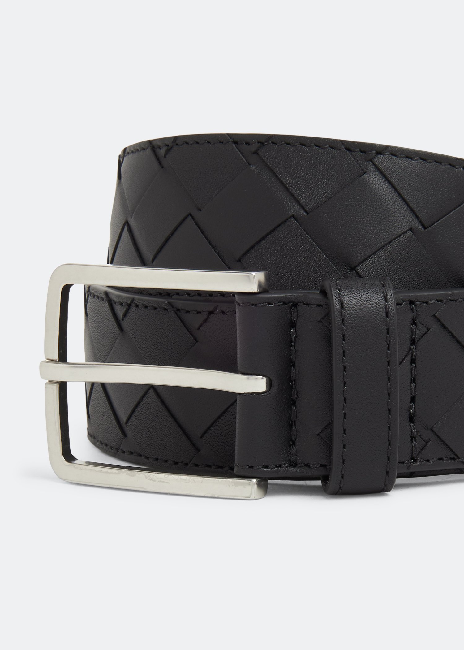 

Intrecciato belt, Black