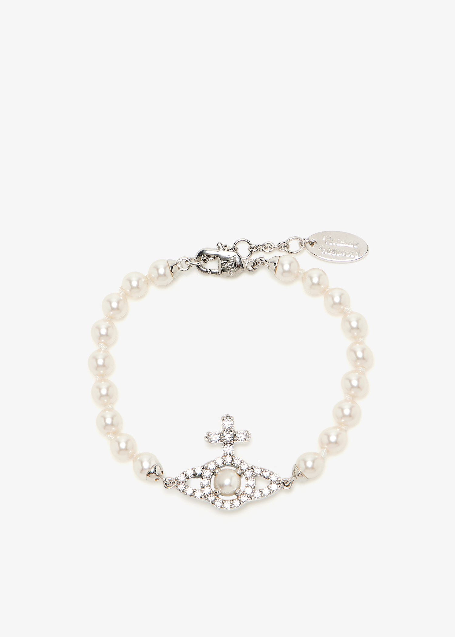 

Olympia pearl bracelet, White
