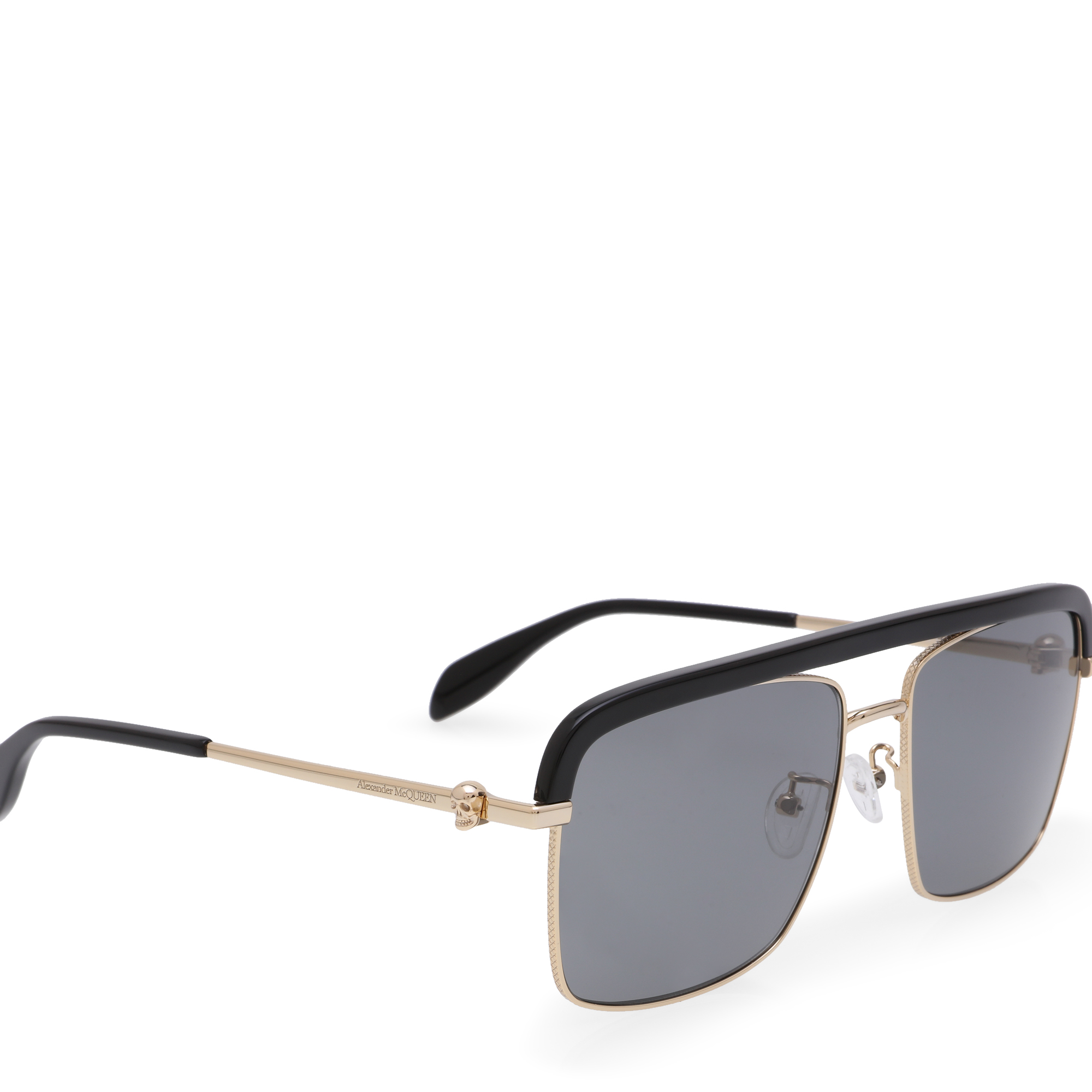 

Metal Skull square sunglasses, Gold