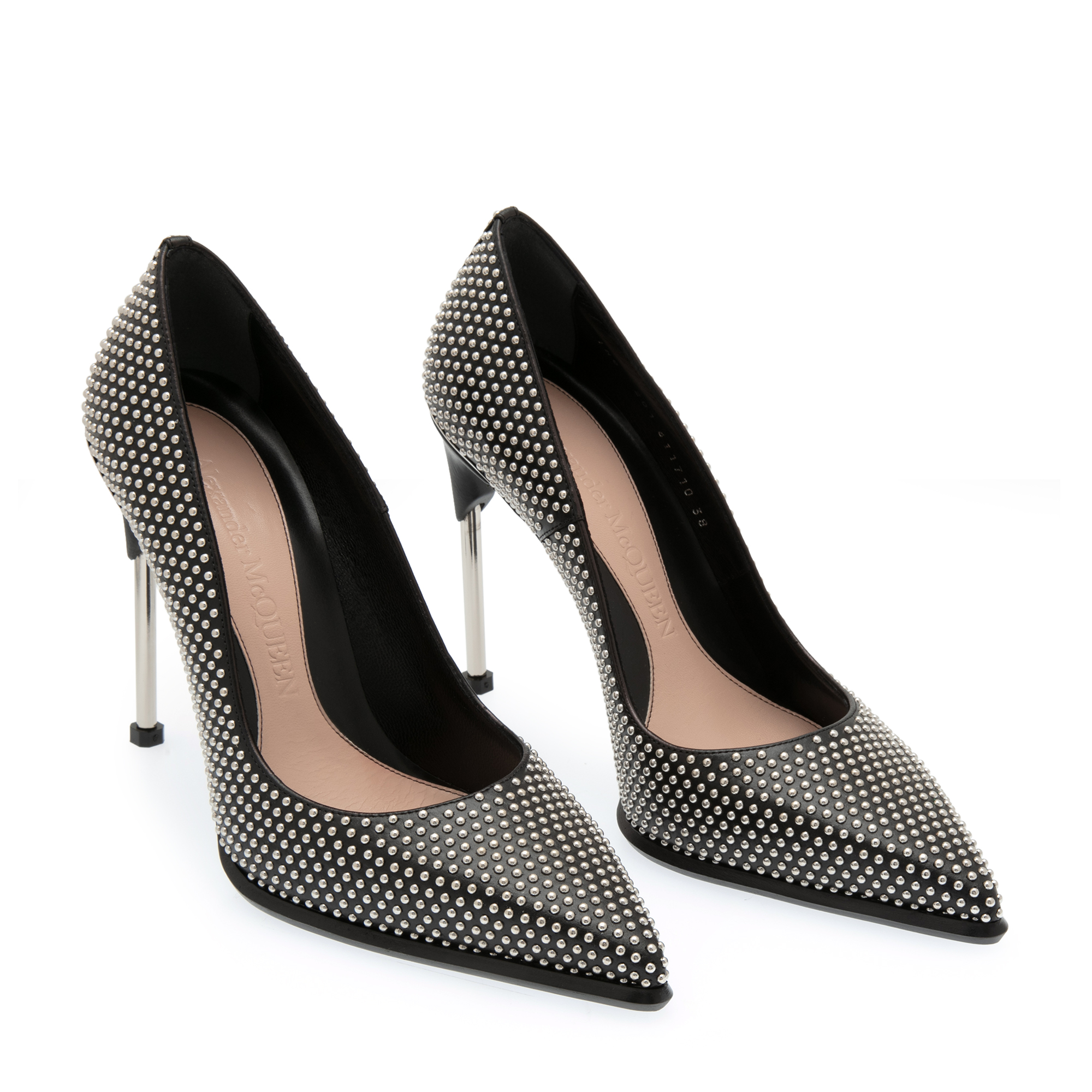 

Stud-embellished pumps, Black