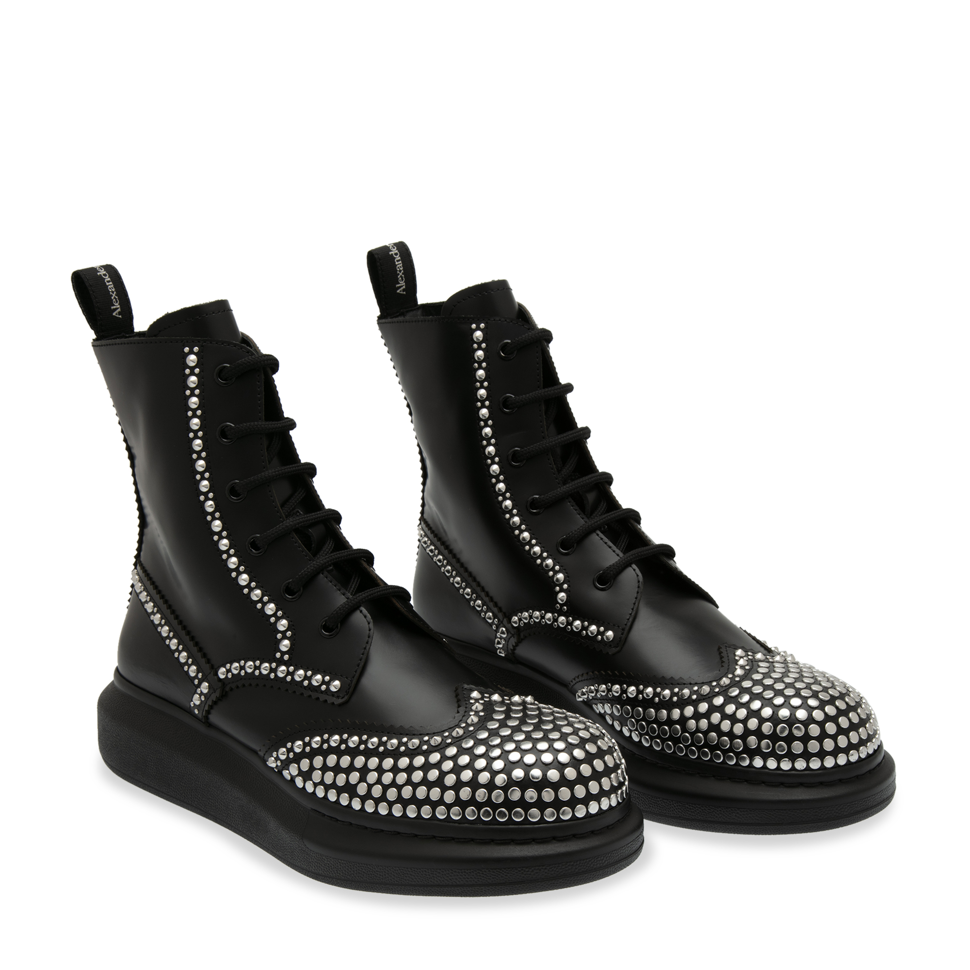 

Hybrid studded boots, Black