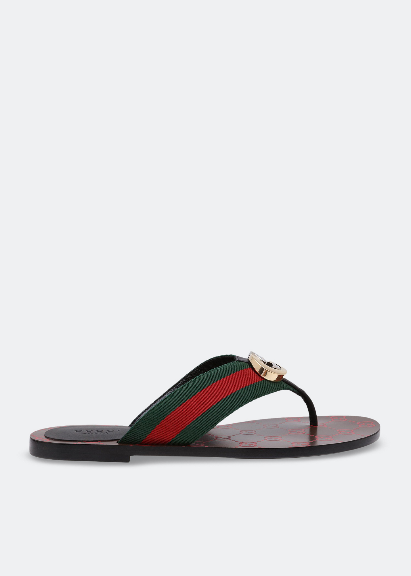 

GG flat sandals, Multicolored