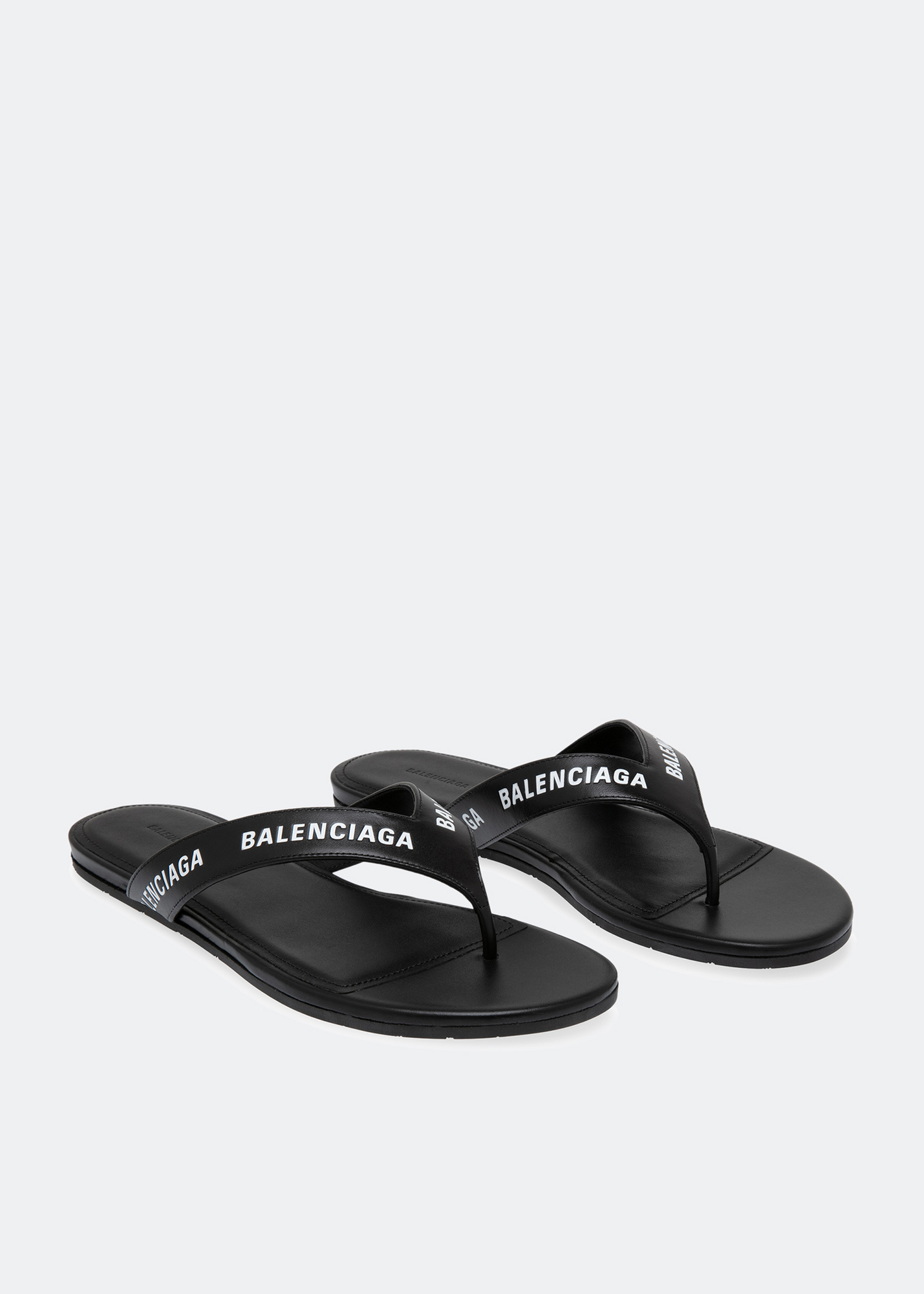 

Logo flip flops, Black