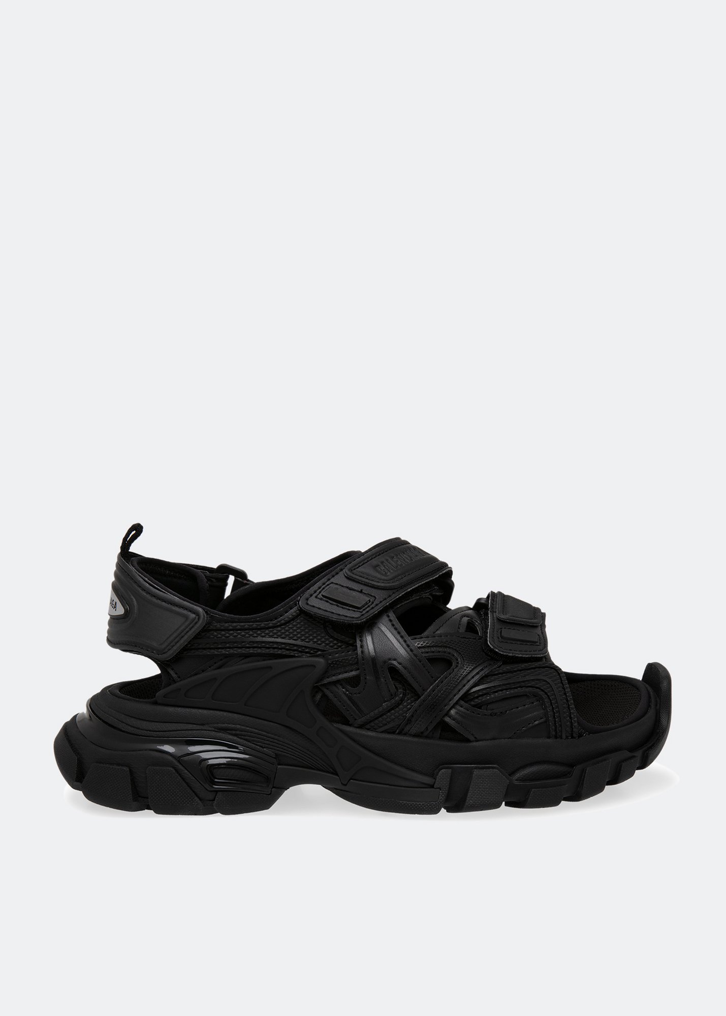 

Track sandals, Black