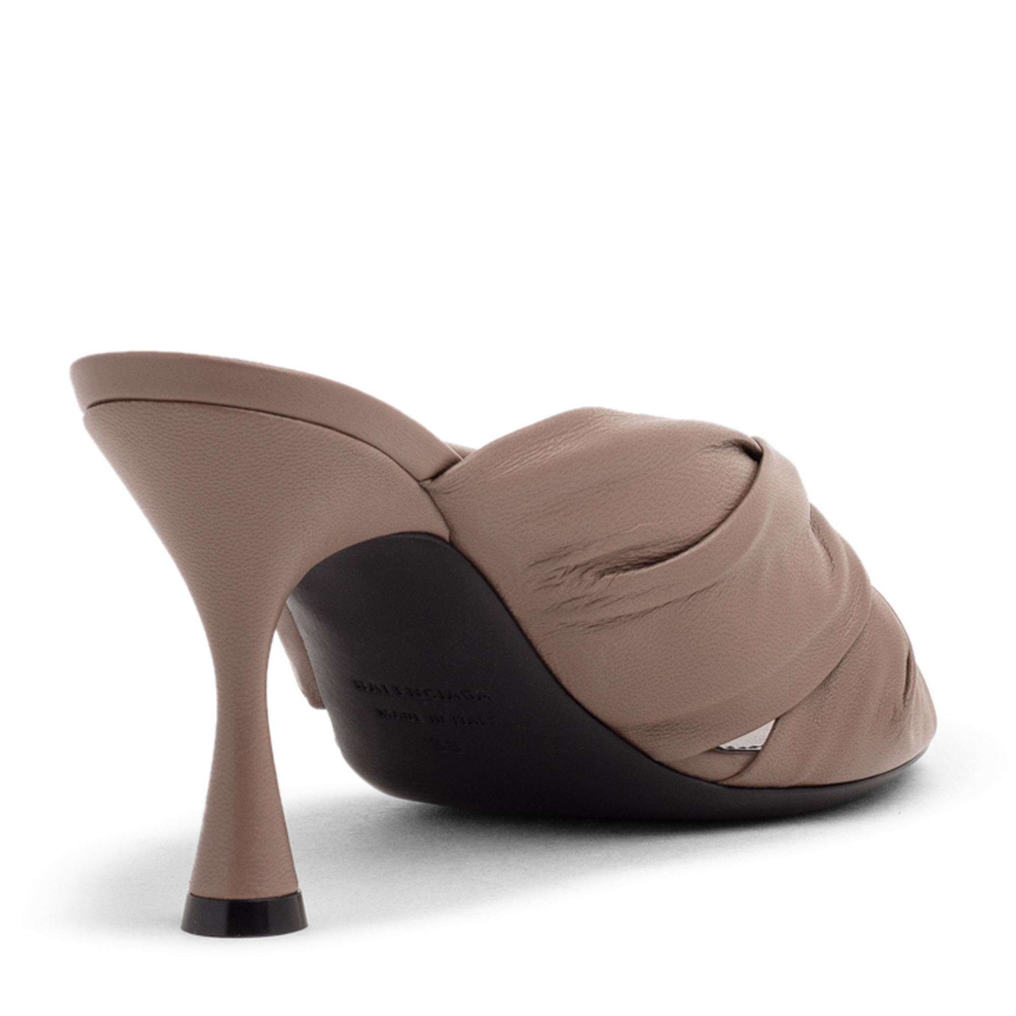 

Drapy sandals, Brown