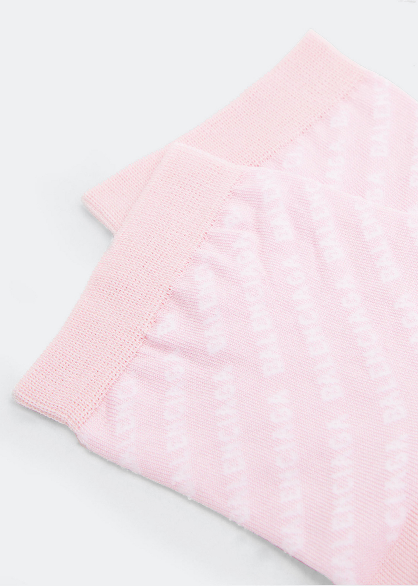 

Allover logo socks, Pink