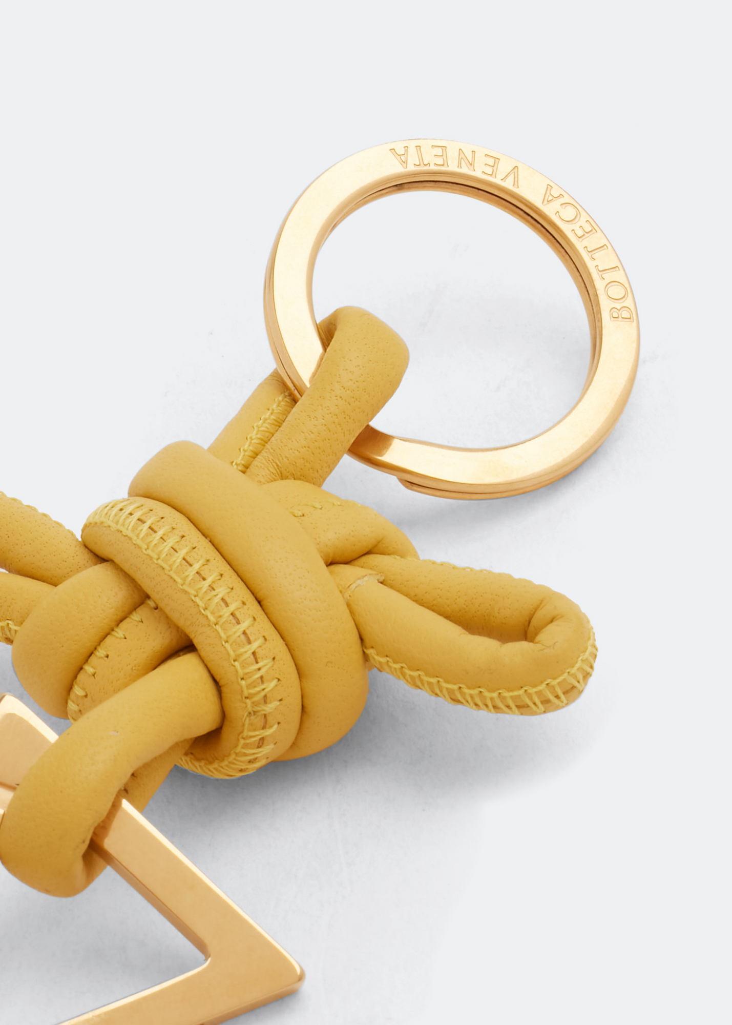 

Knotted key ring, Yellow