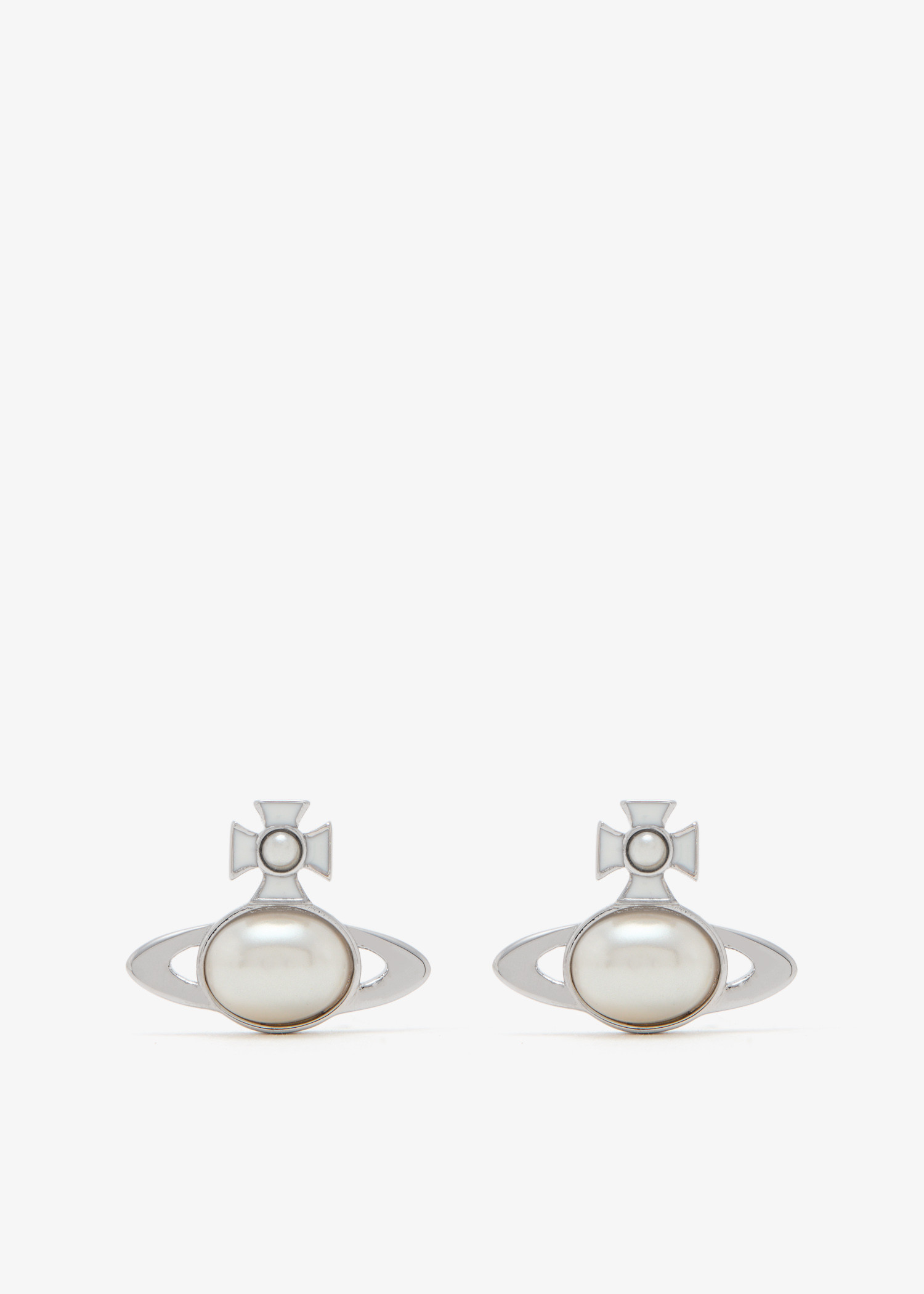 

Gaby earrings, White