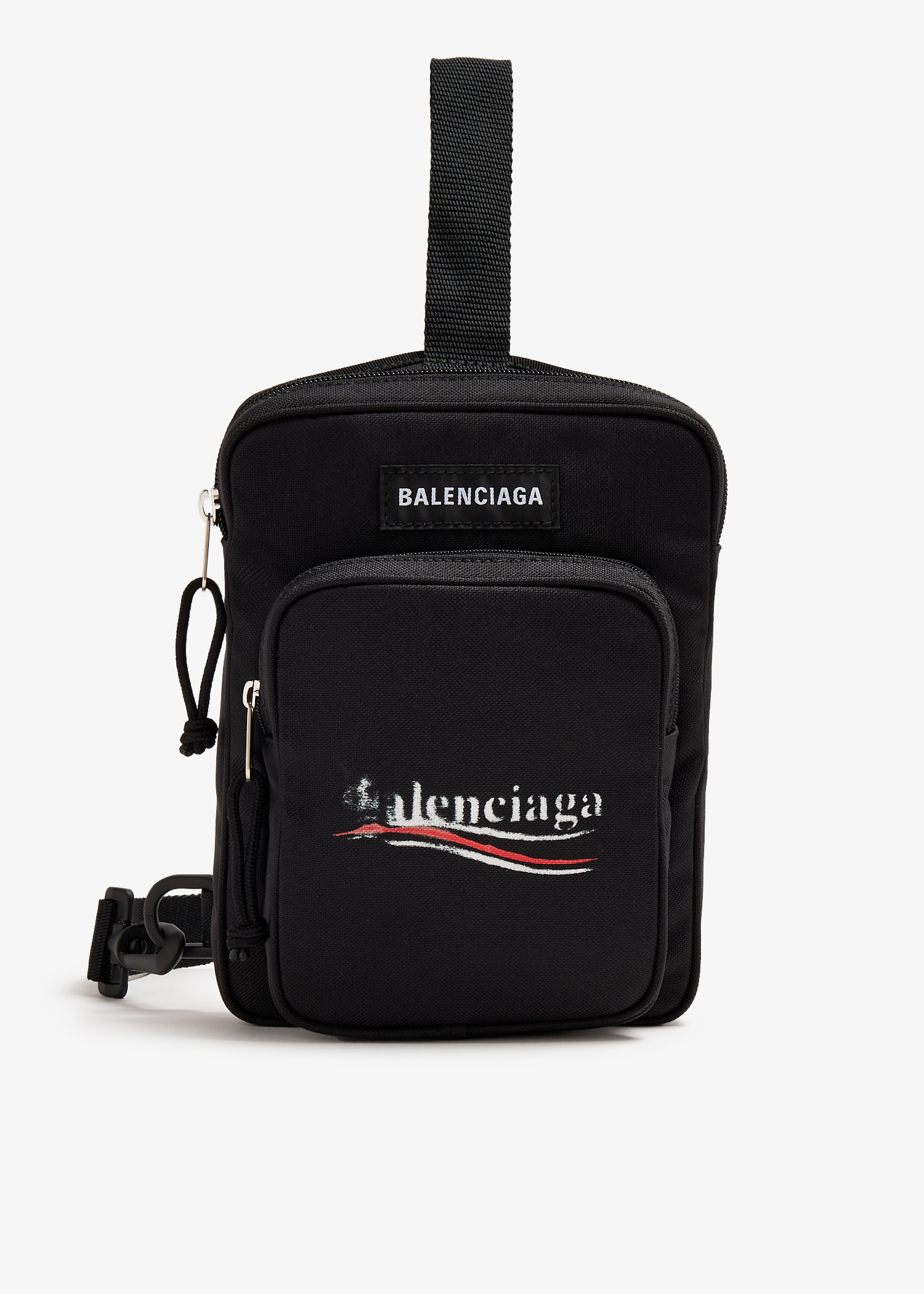 

Explorer messenger crossbody bag, Black